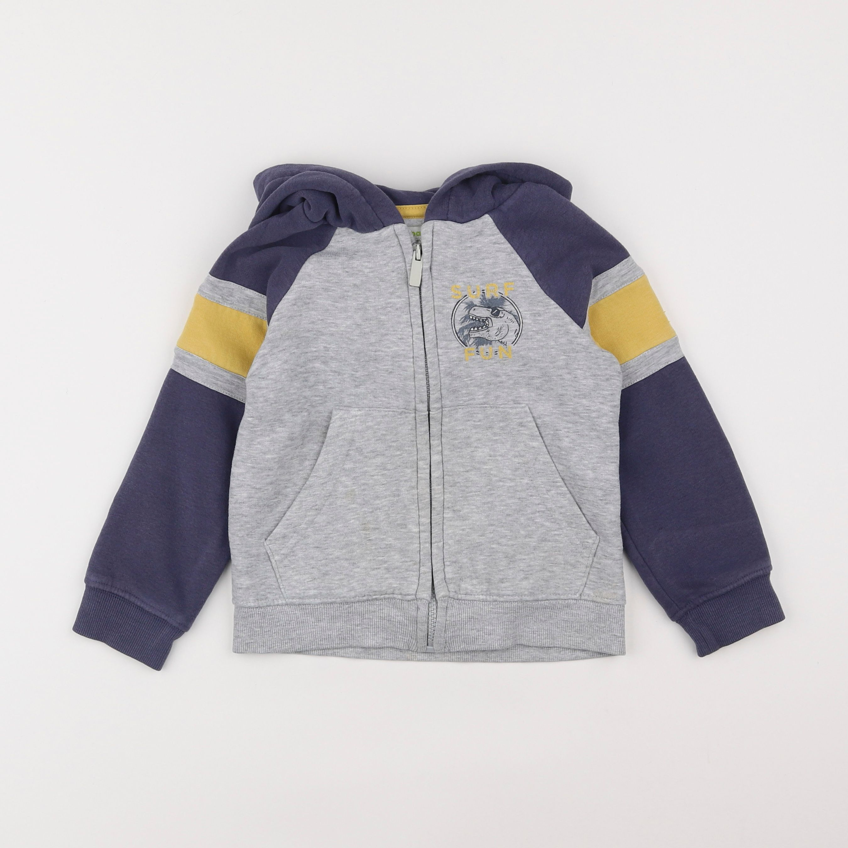 Vertbaudet - sweat gris - 5 ans