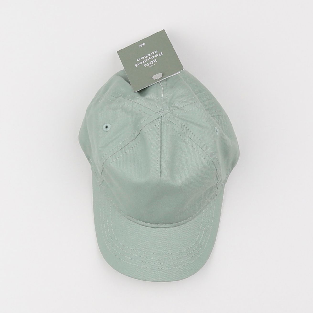 H&M - casquette vert - 6/12 mois