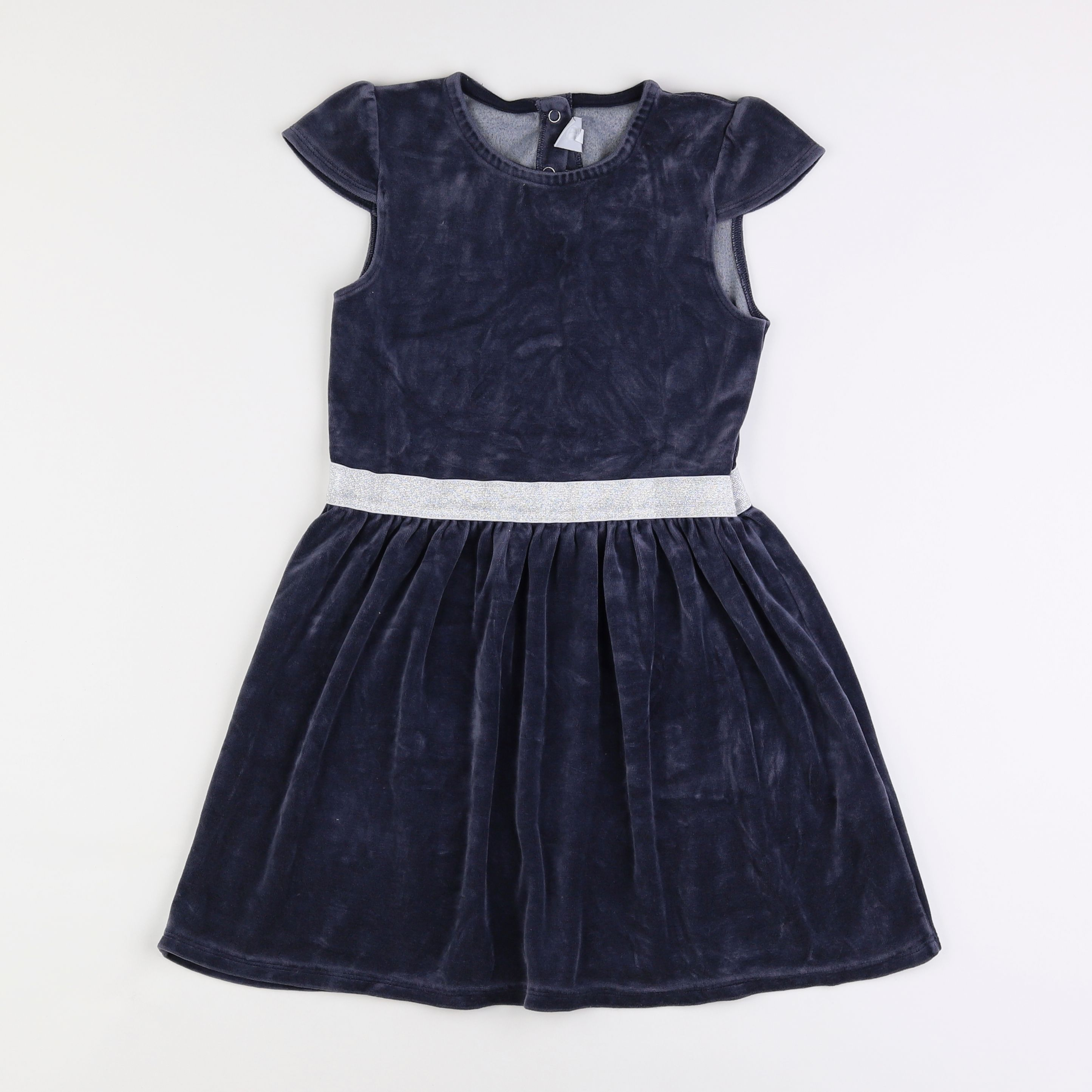 Petit Bateau - robe bleu - 10 ans