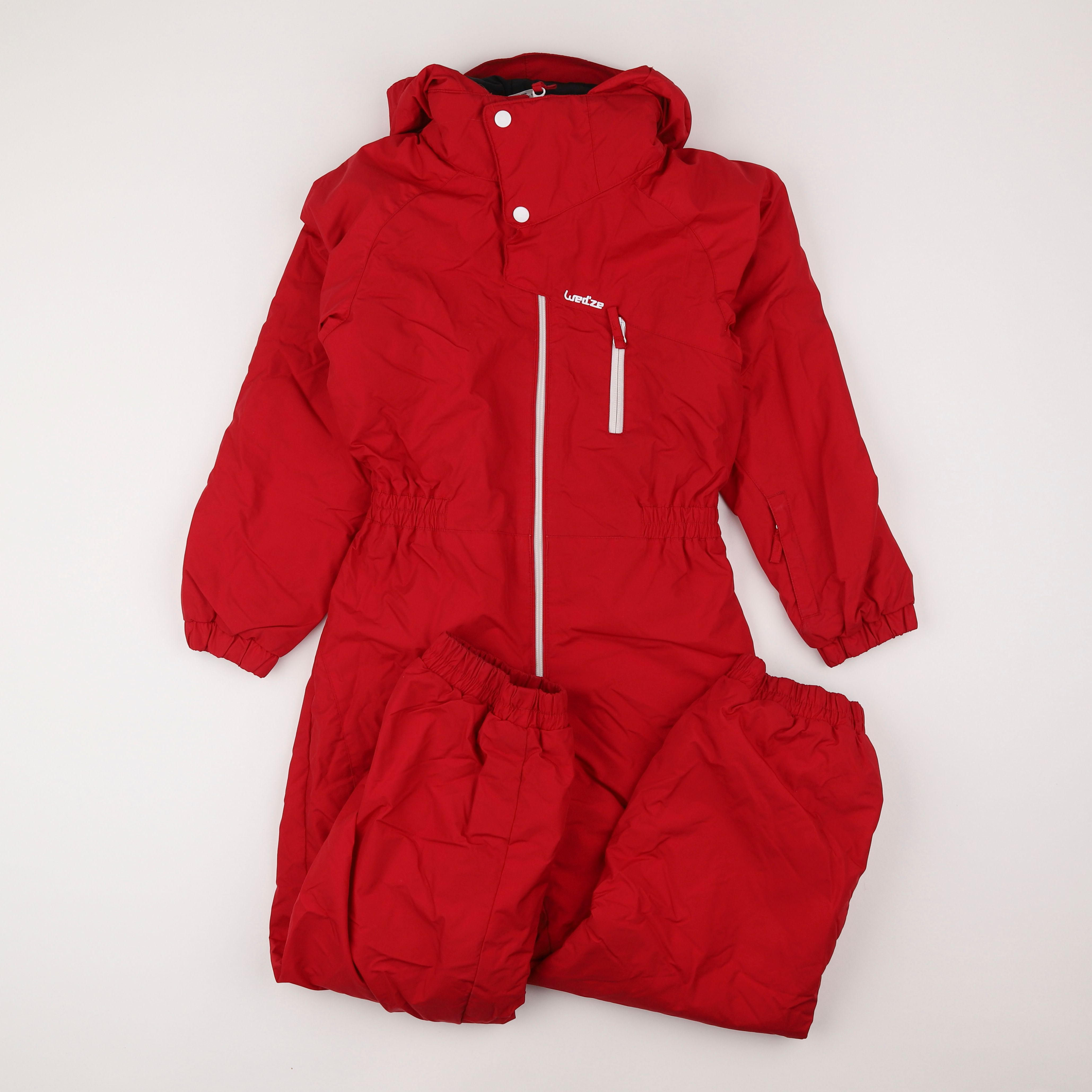 Decathlon ski - combinaison de ski rouge - 10 ans