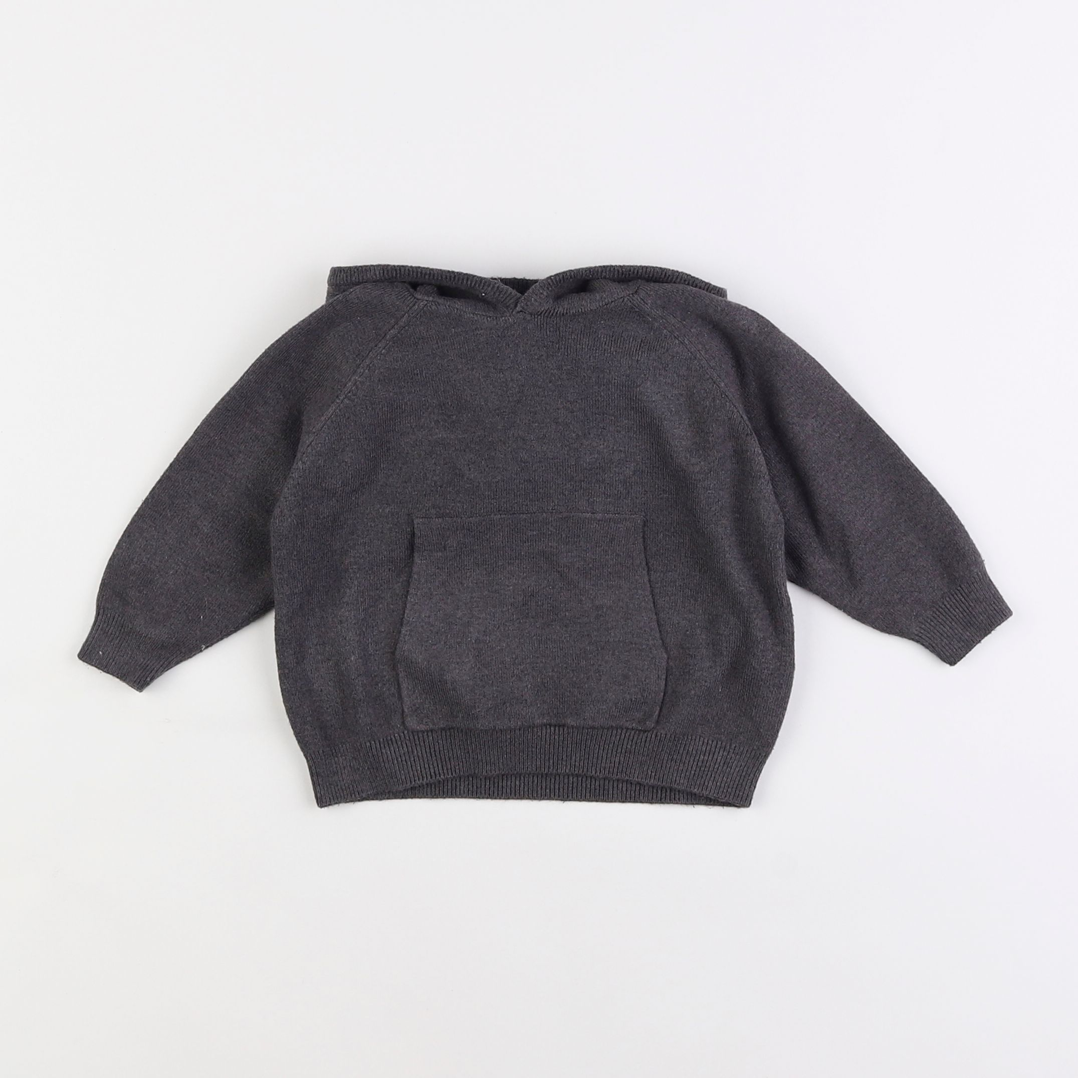 Zara - pull gris - 9/12 mois