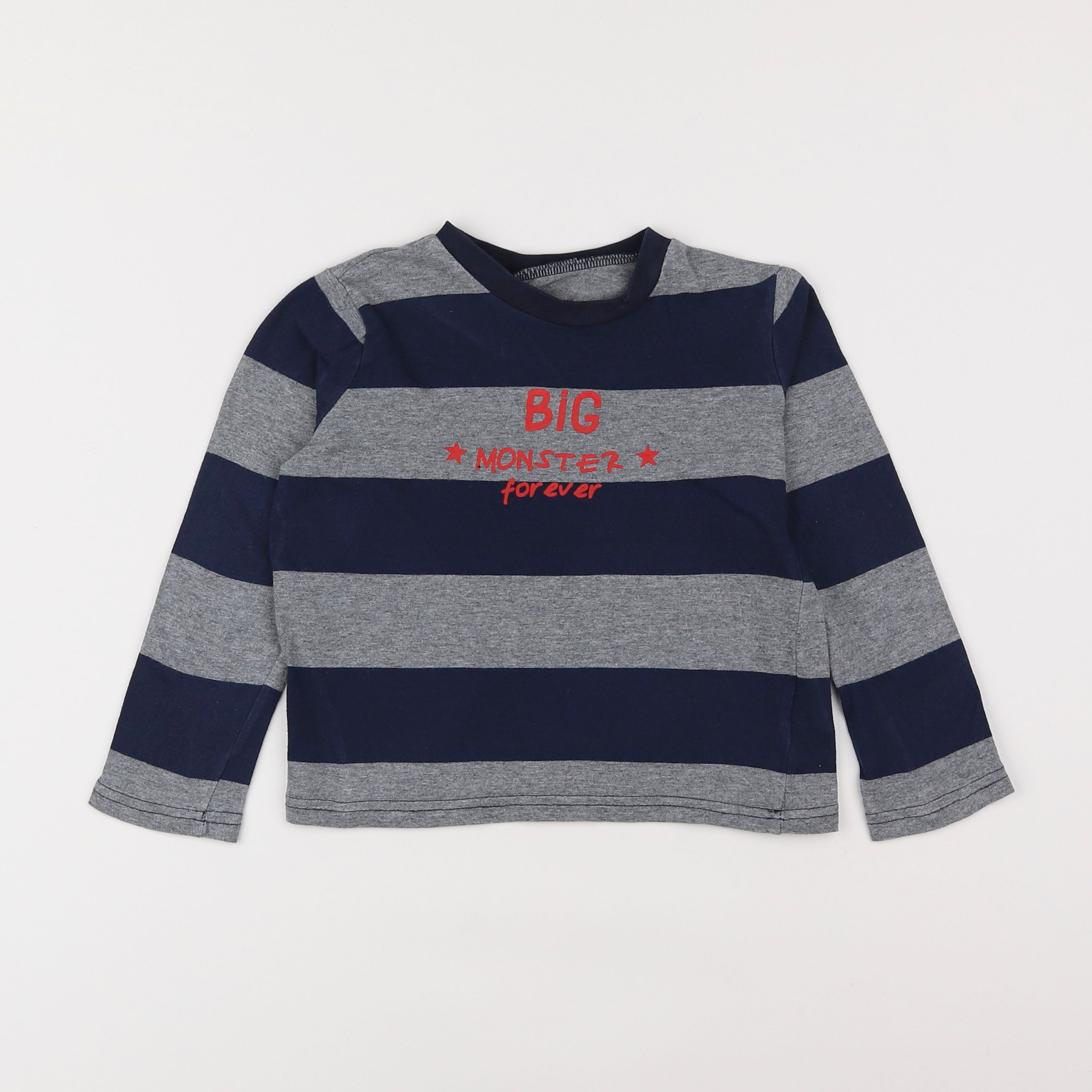 Vertbaudet - tee-shirt gris - 4 ans