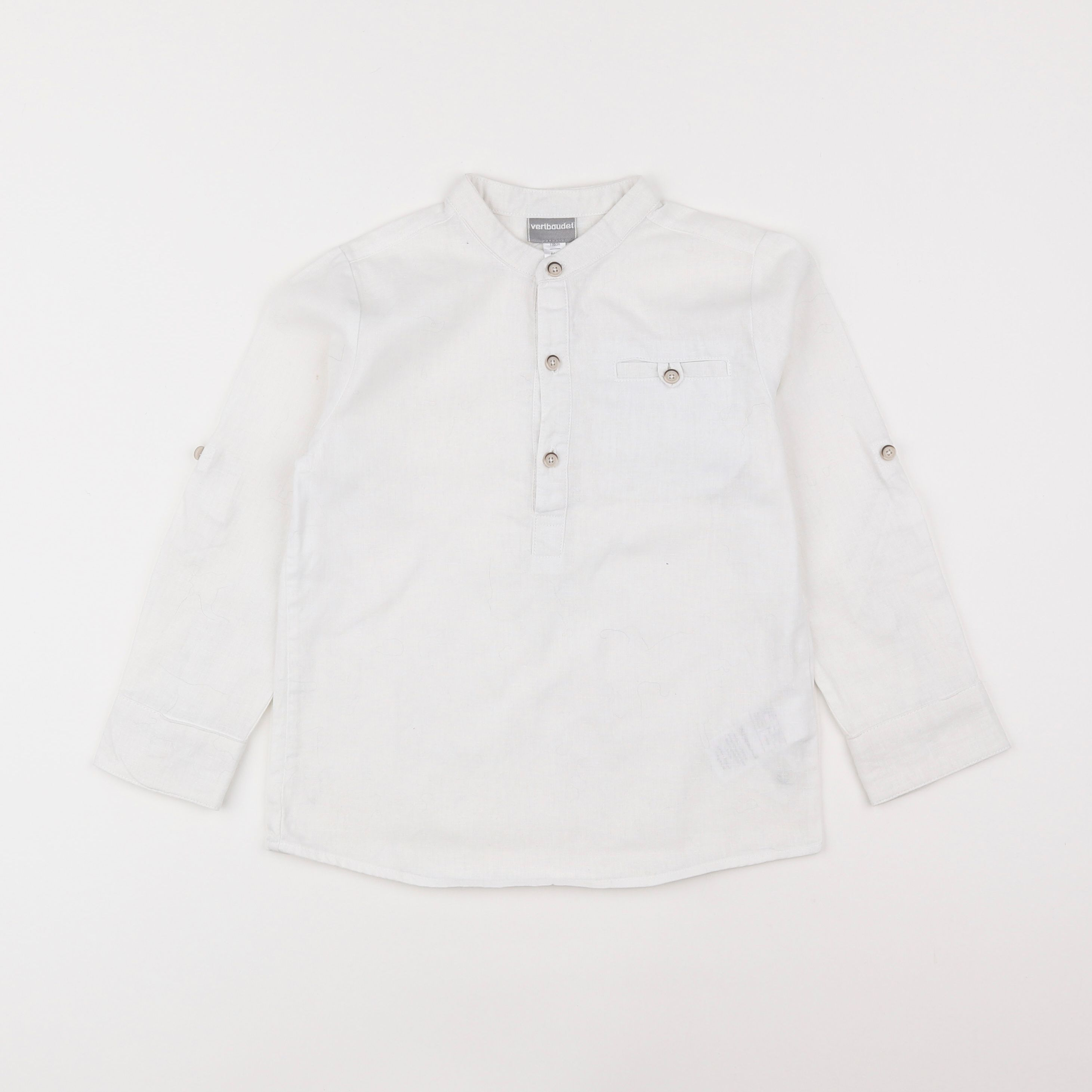 Vertbaudet - chemise blanc - 6 ans