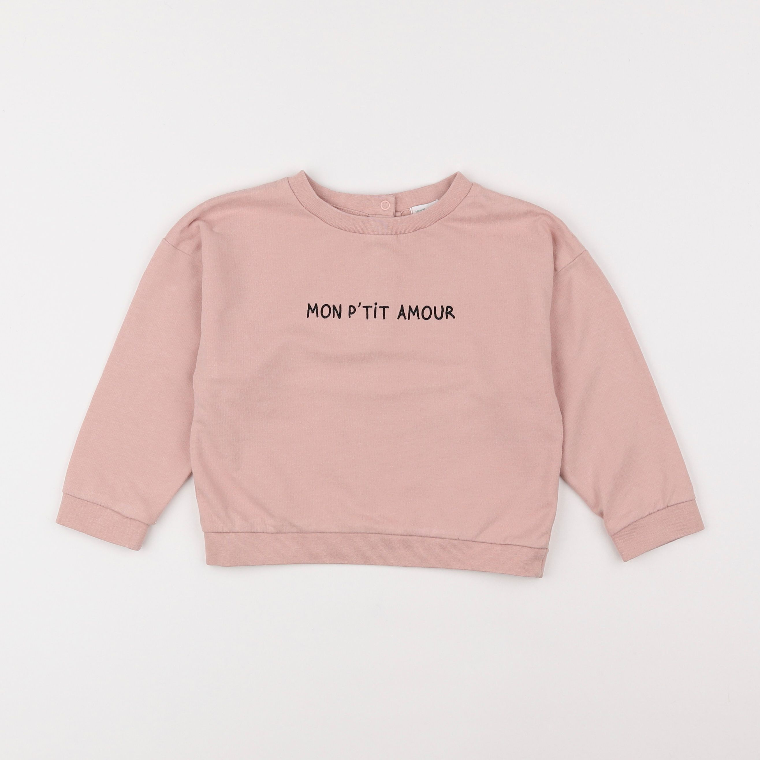 Vertbaudet - sweat rose - 3 ans