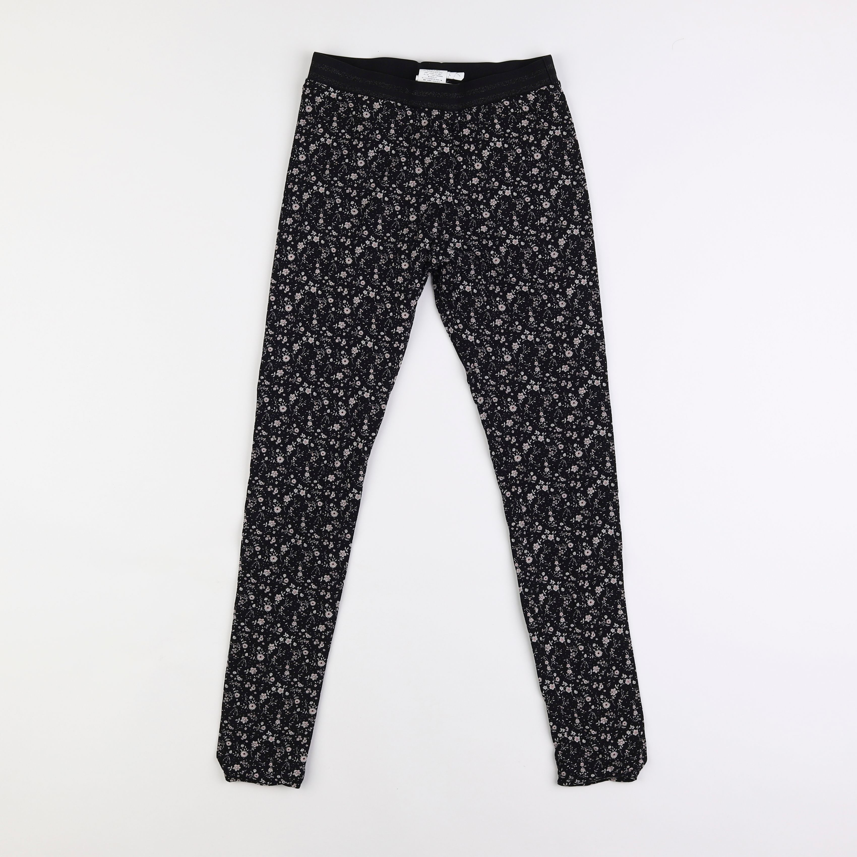 IKKS - legging noir, rose - 12 ans