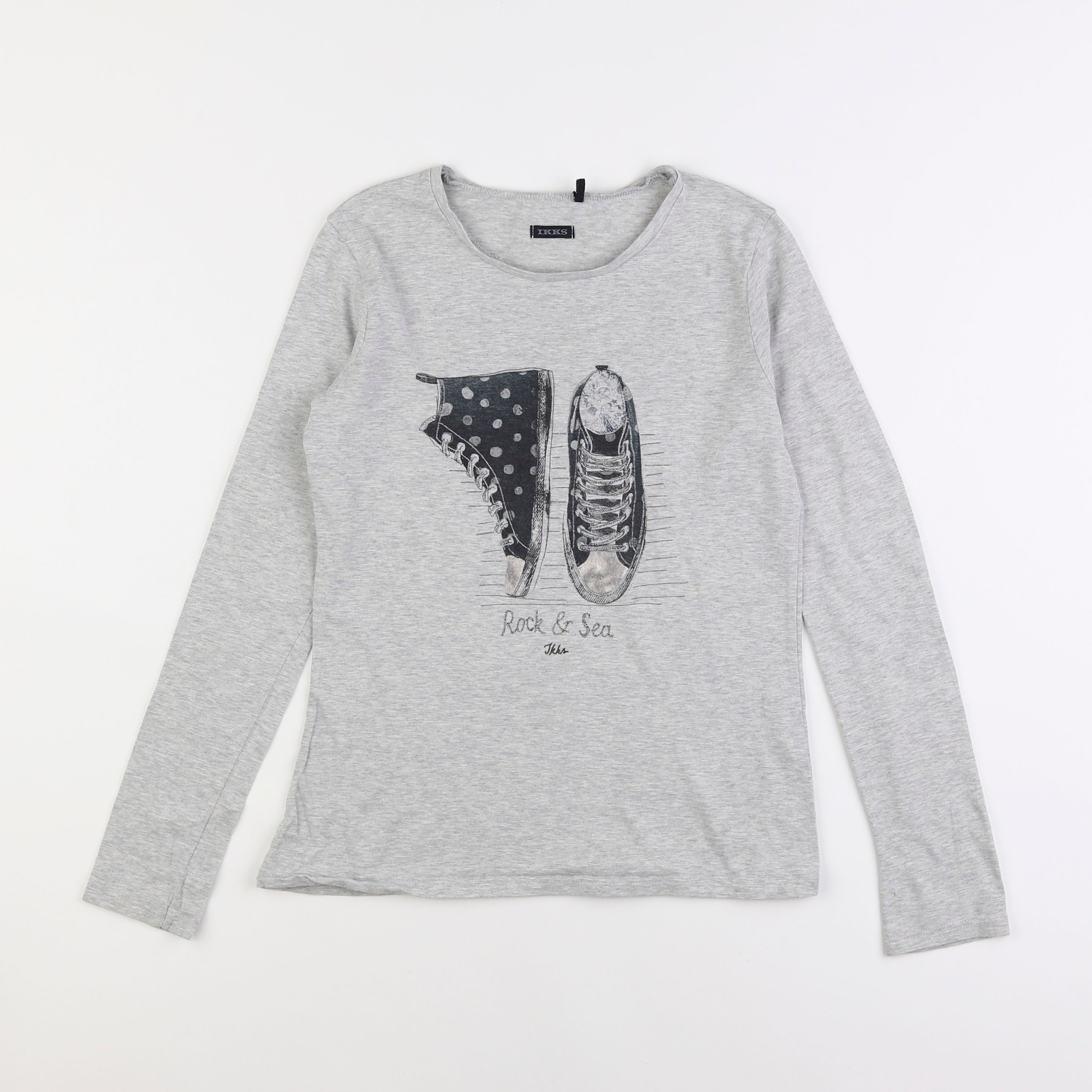 IKKS - tee-shirt gris - 12 ans