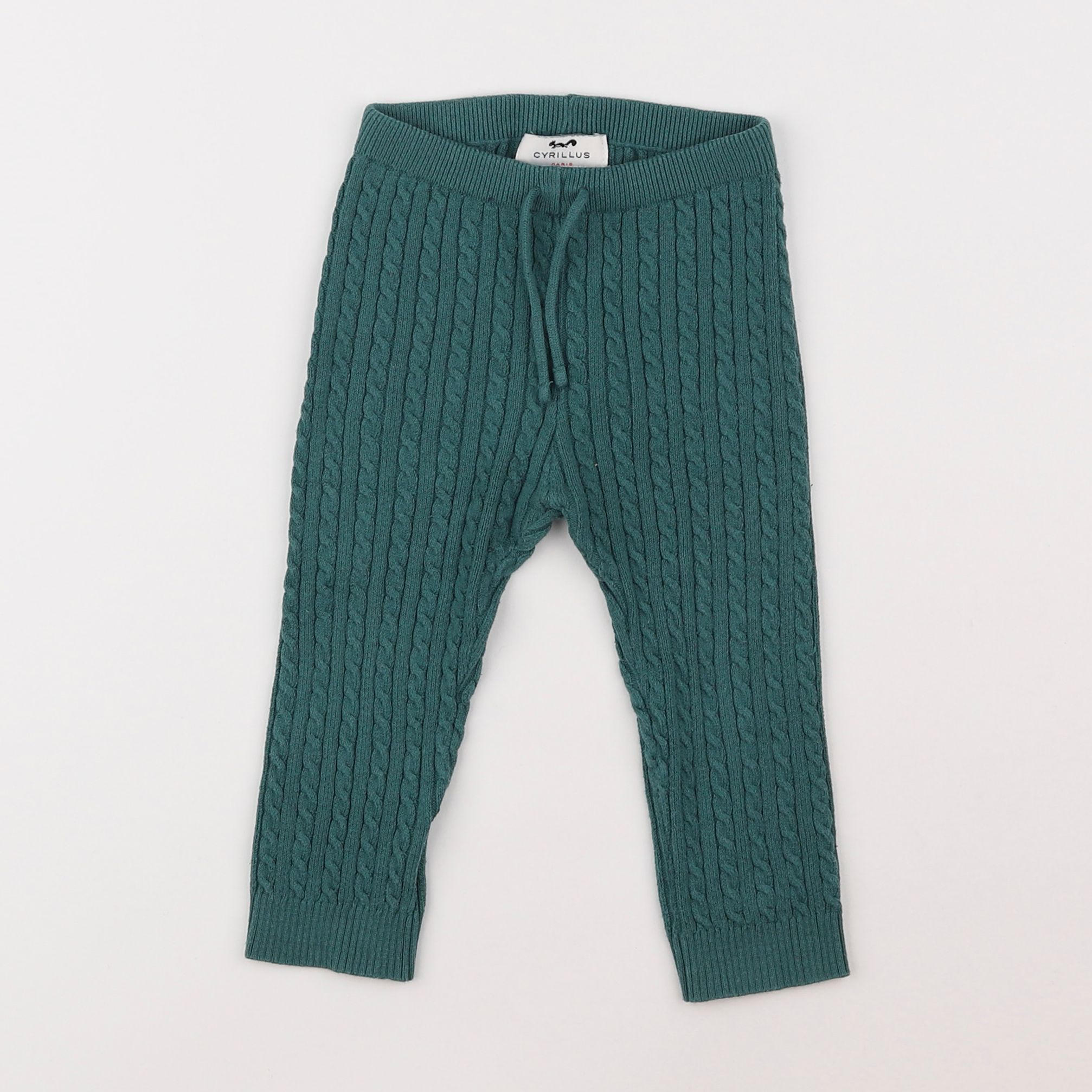 Cyrillus - legging vert - 2 ans