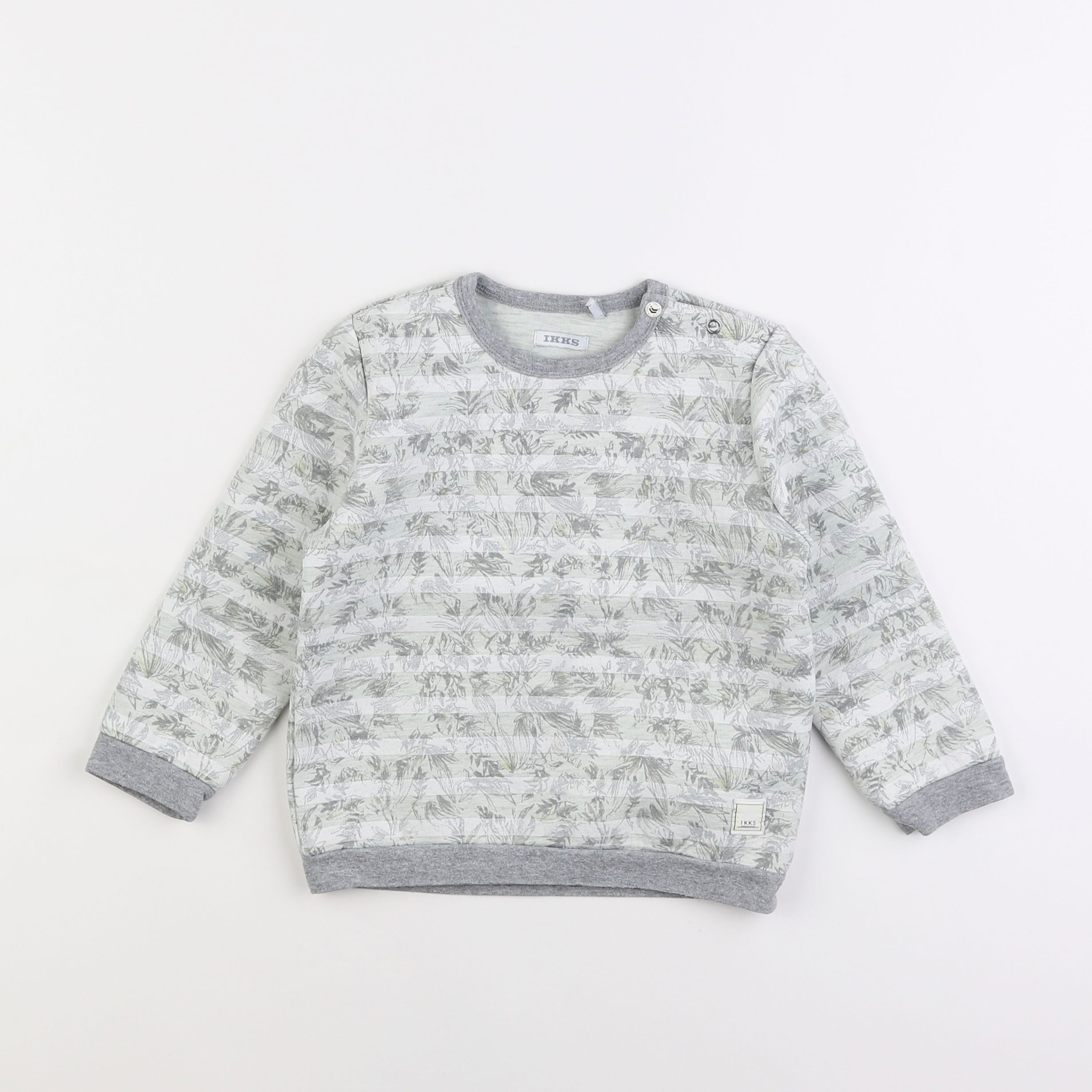 IKKS - sweat gris - 3 ans