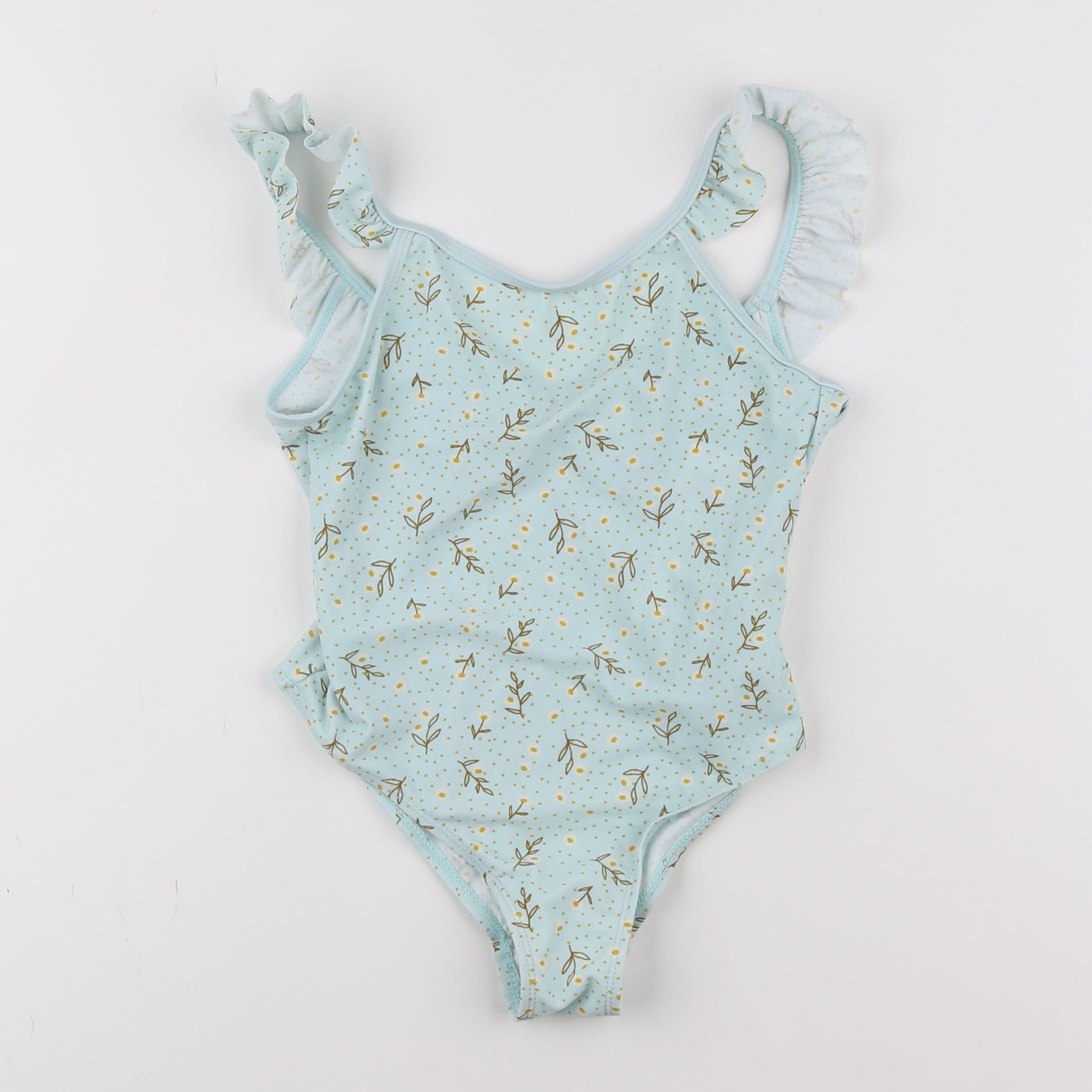 Vertbaudet - maillot de bain vert - 8 ans