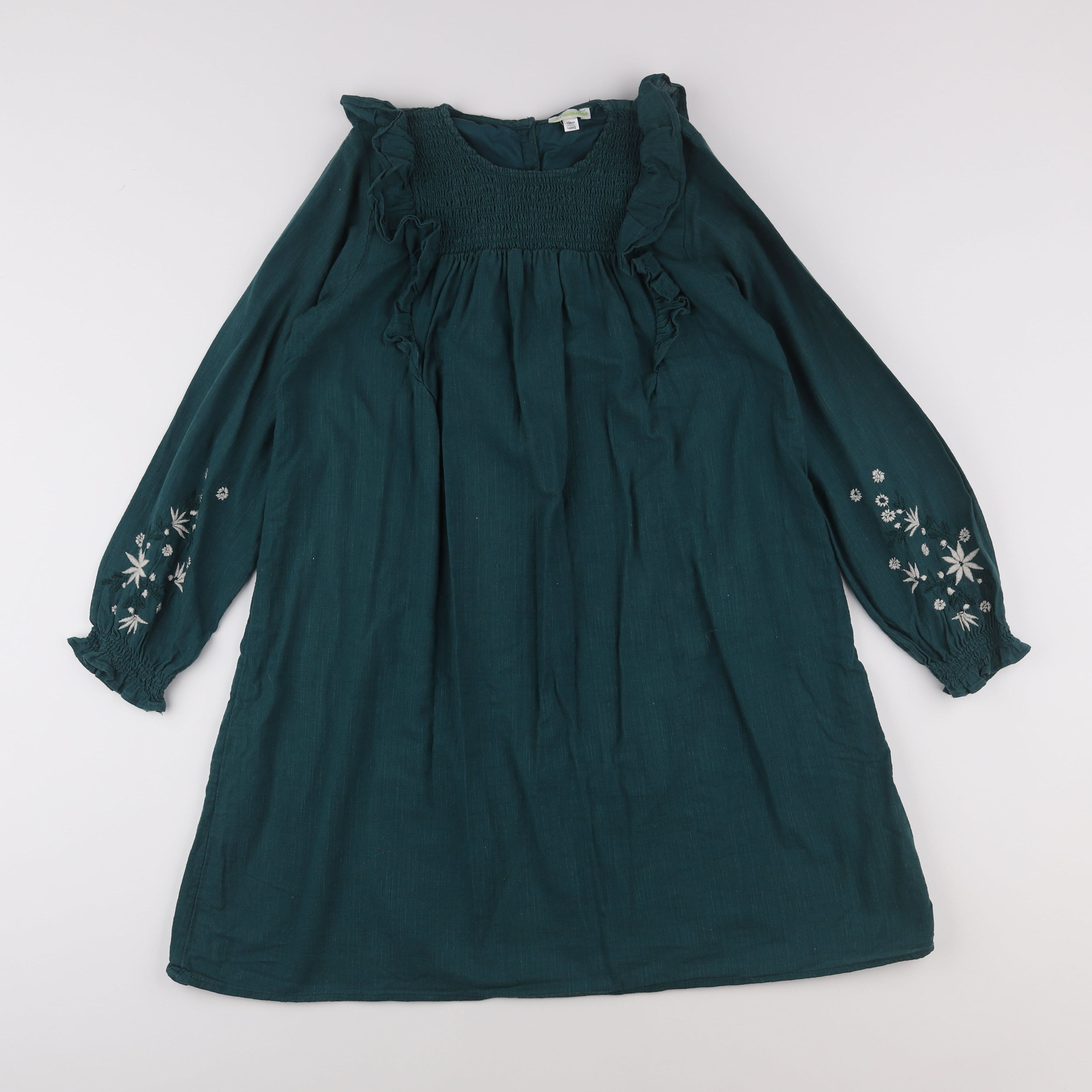 Vertbaudet - robe vert - 14 ans