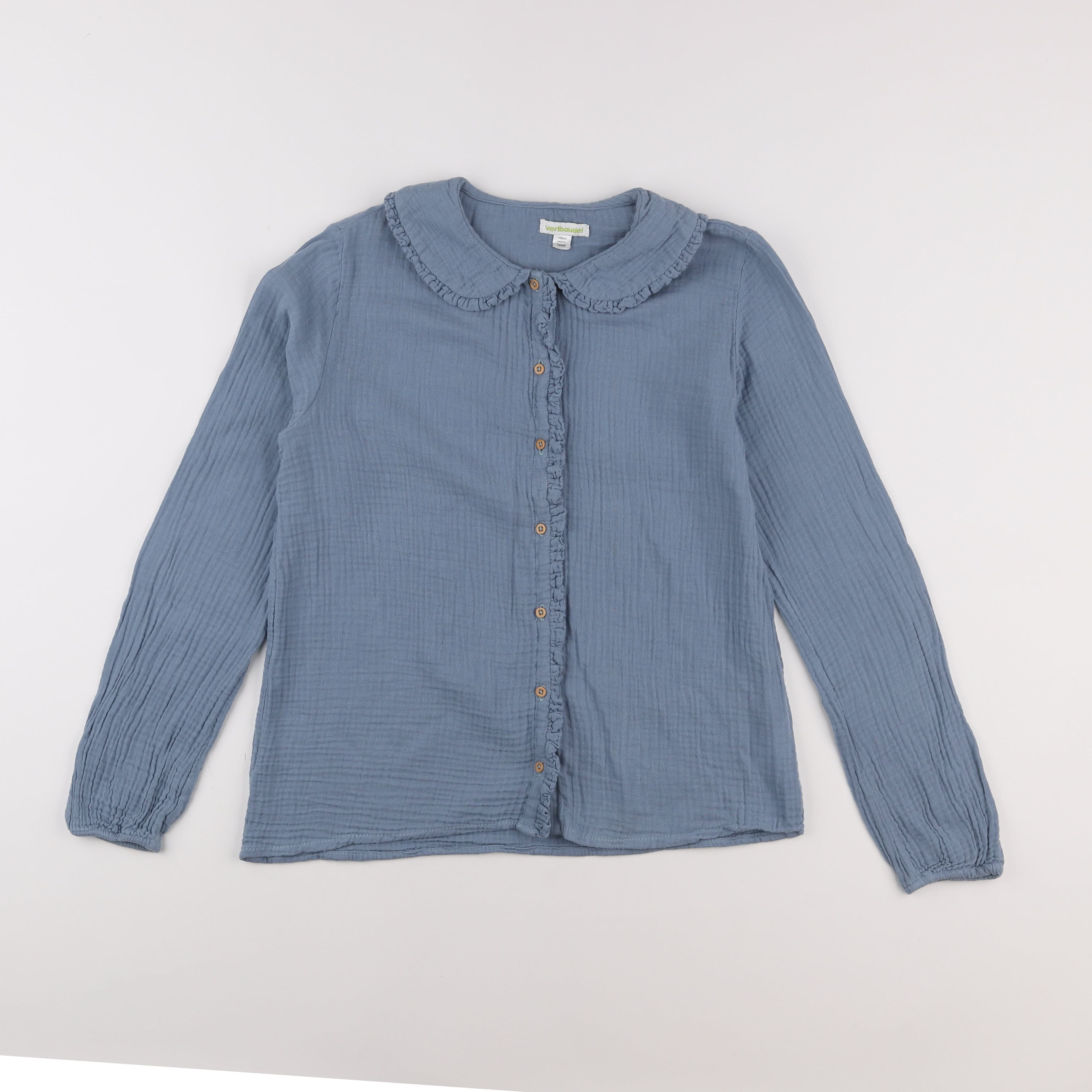 Vertbaudet - blouse bleu - 14 ans