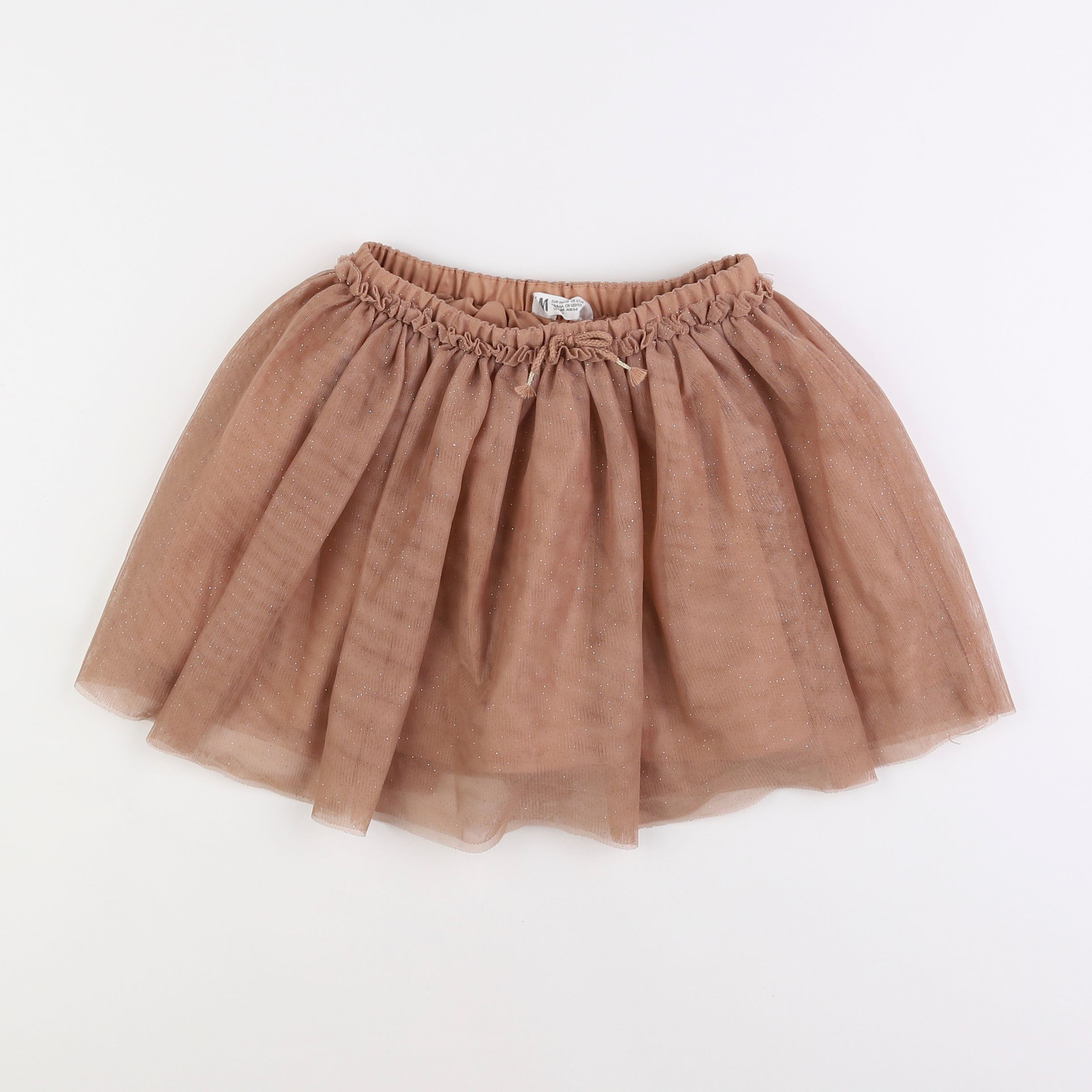 H&M - jupe rose, or - 4/6 ans