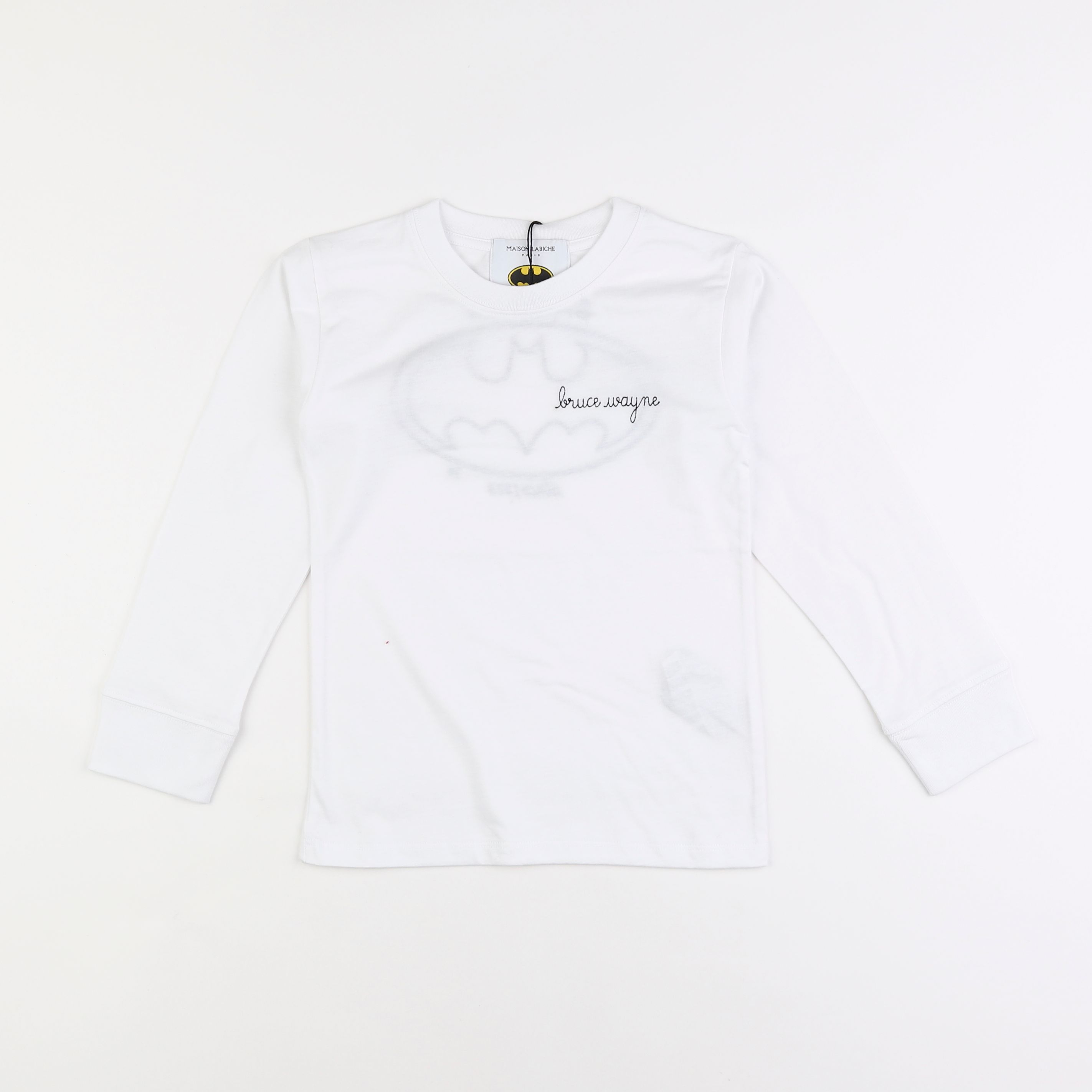 Maison Labiche - tee-shirt imprimé au dos blanc - 8 ans