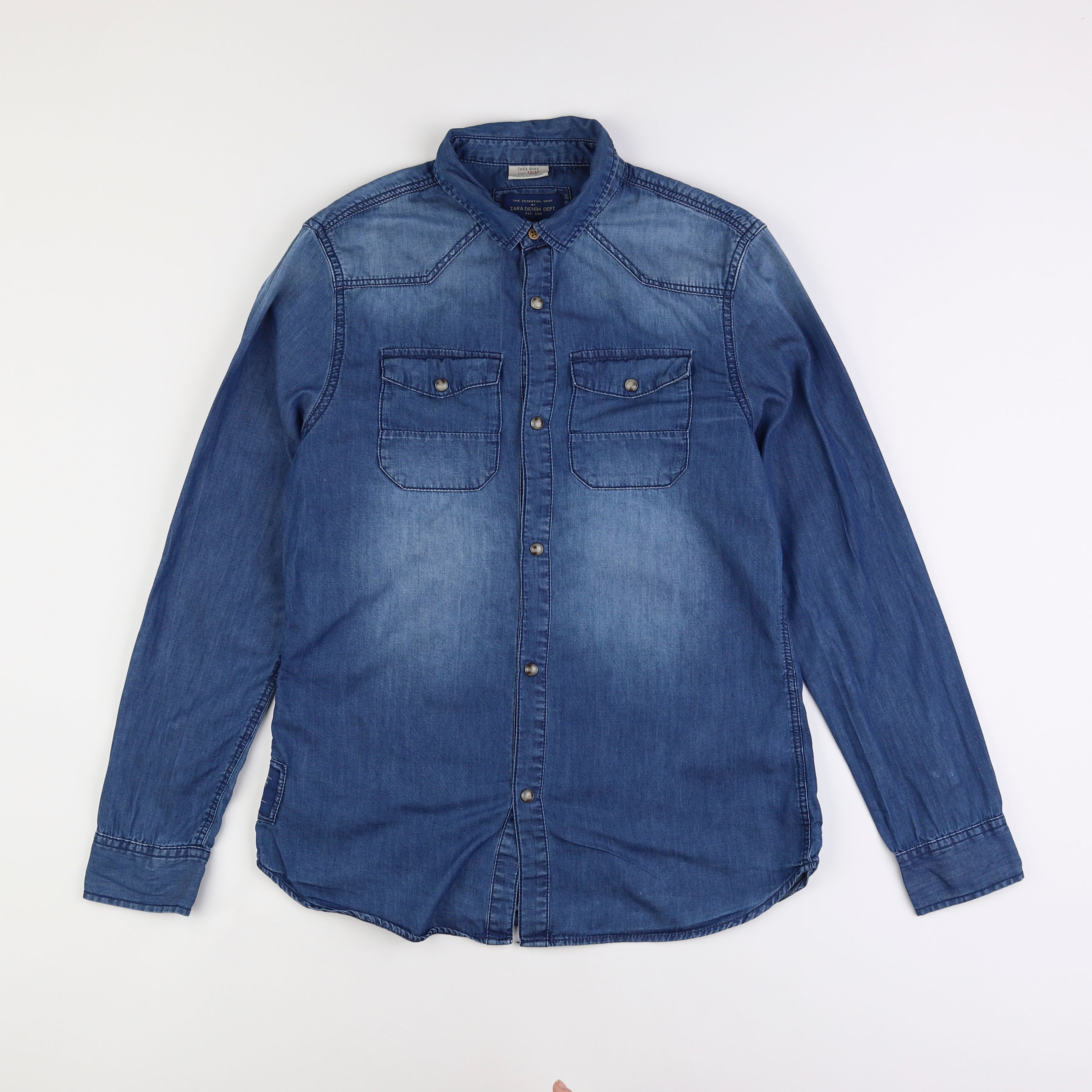 Zara - chemise bleu - 13/14 ans