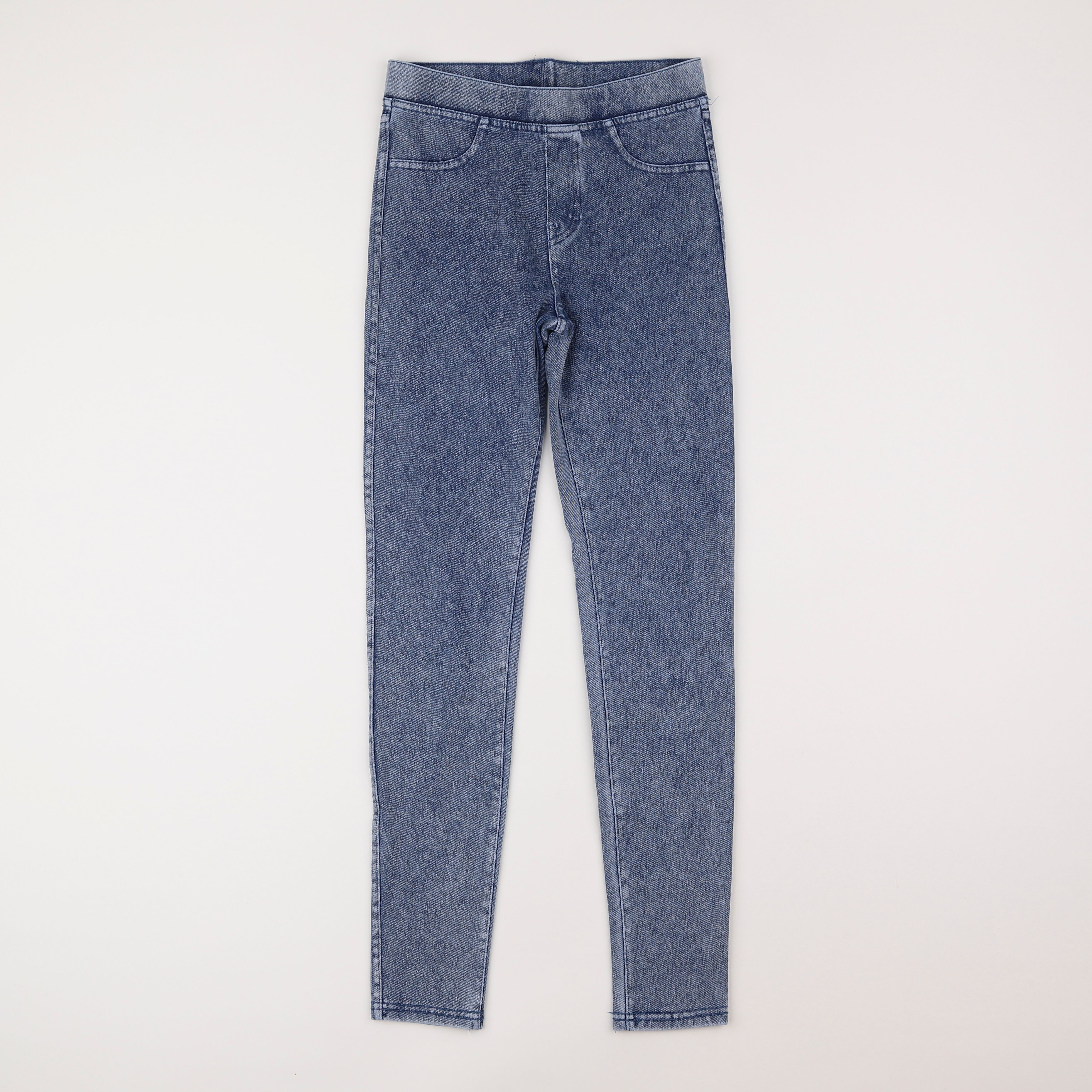 H&M - jegging bleu - 11/12 ans