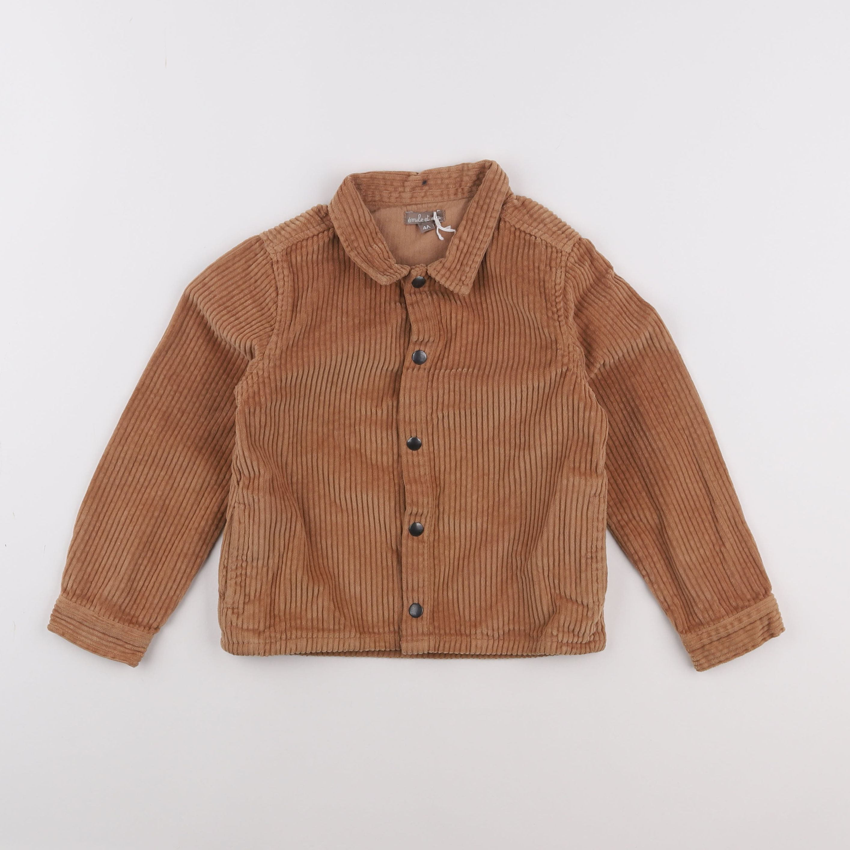 Emile et Ida - veste marron - 4 ans