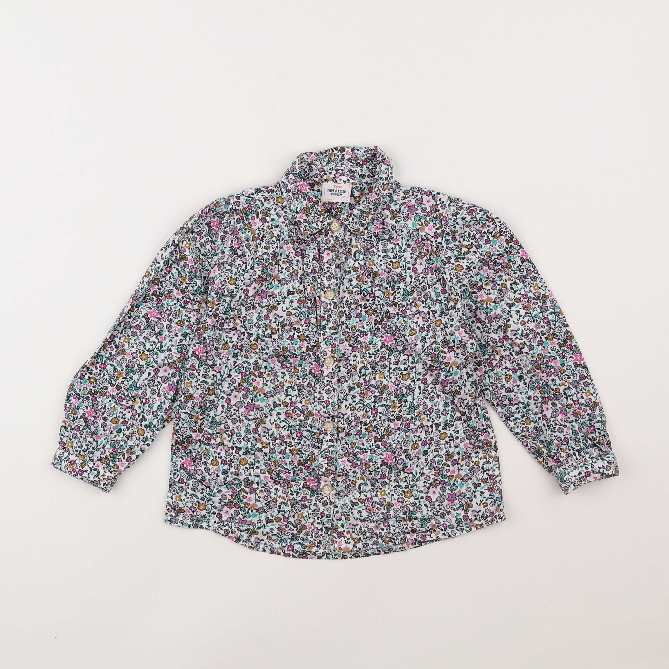 Tape à l'oeil - blouse multicolore - 3 ans