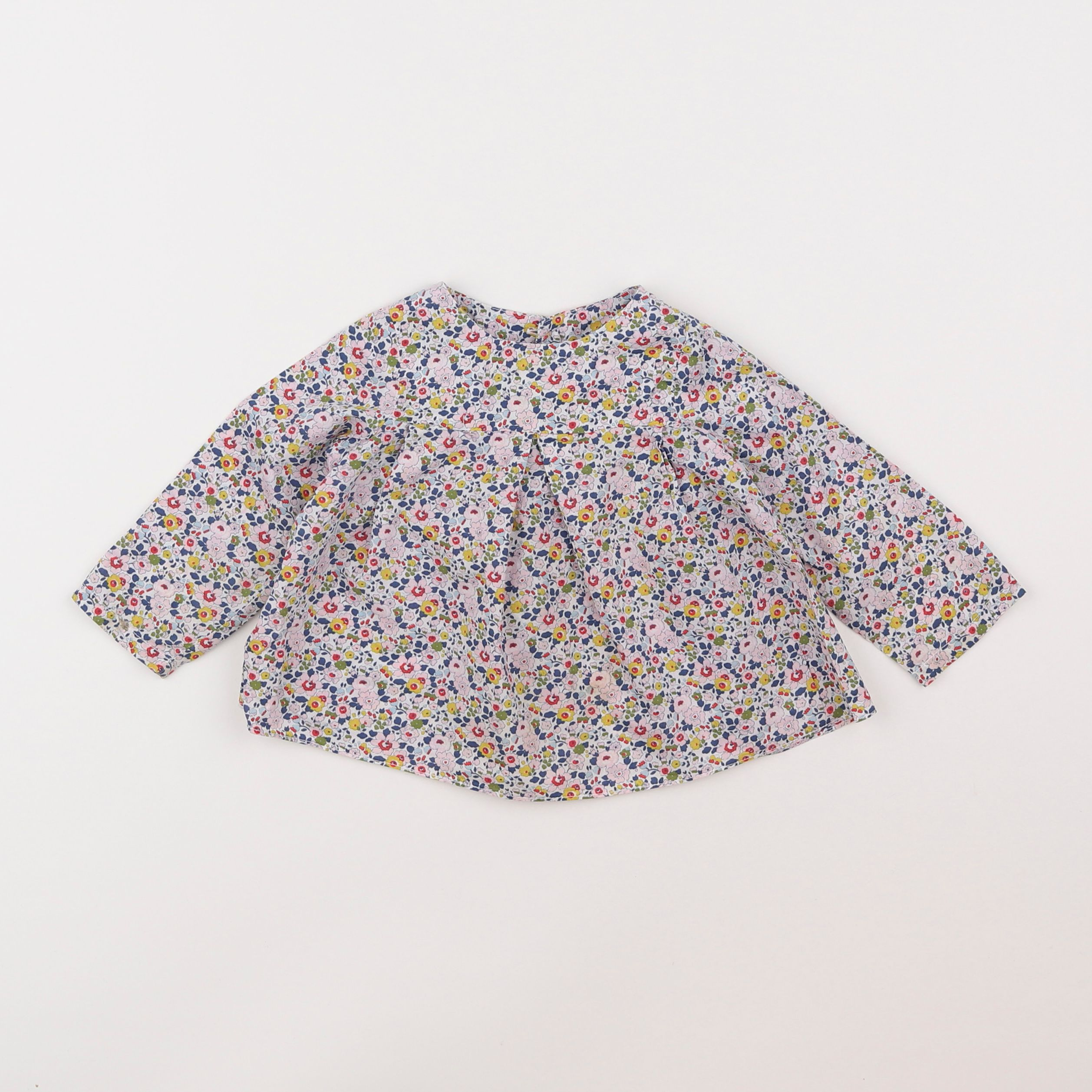 Jacadi - blouse liberty multicolore - 12 mois