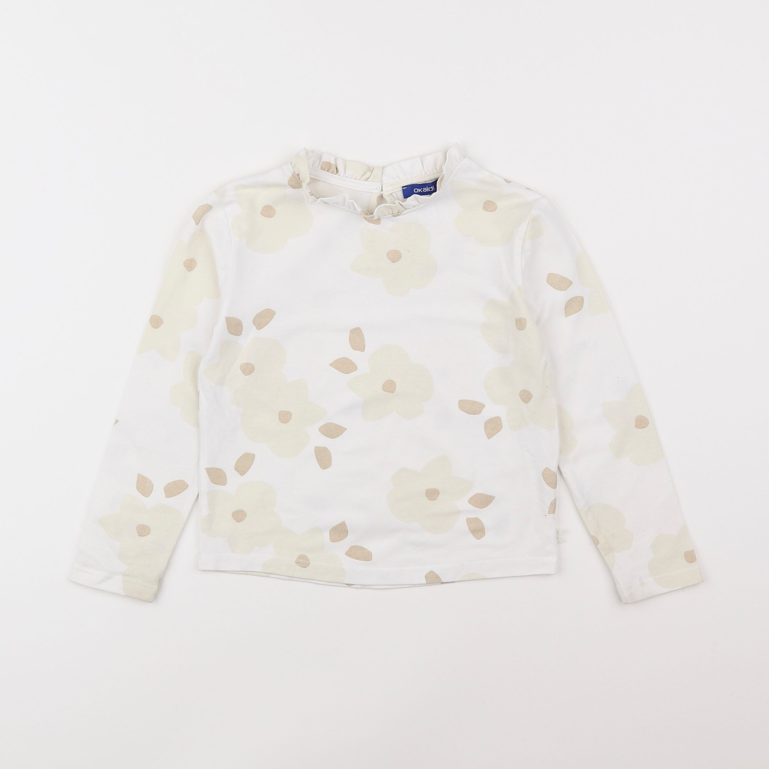 Okaidi - tee-shirt beige - 4 ans