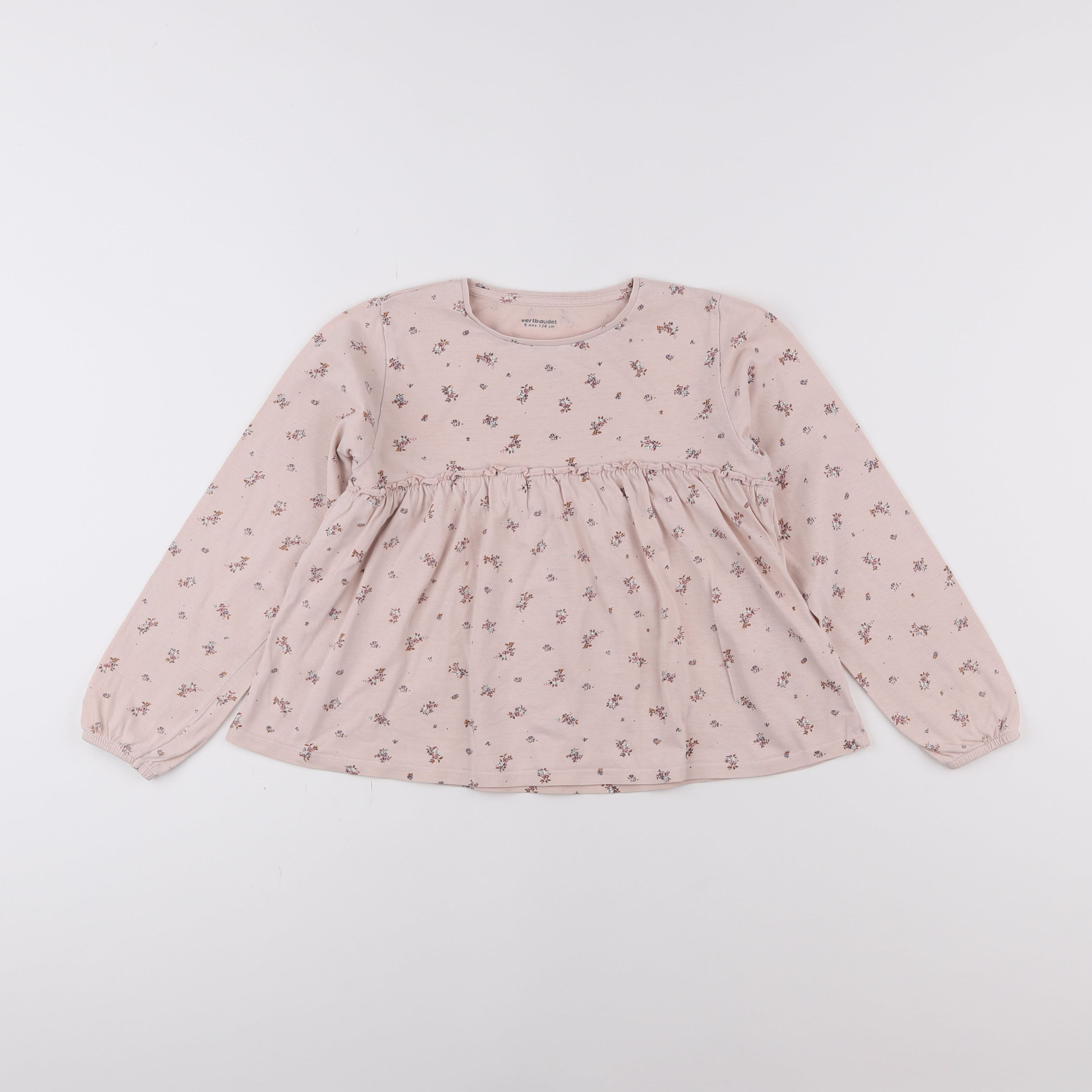 Vertbaudet - tee-shirt rose - 8 ans