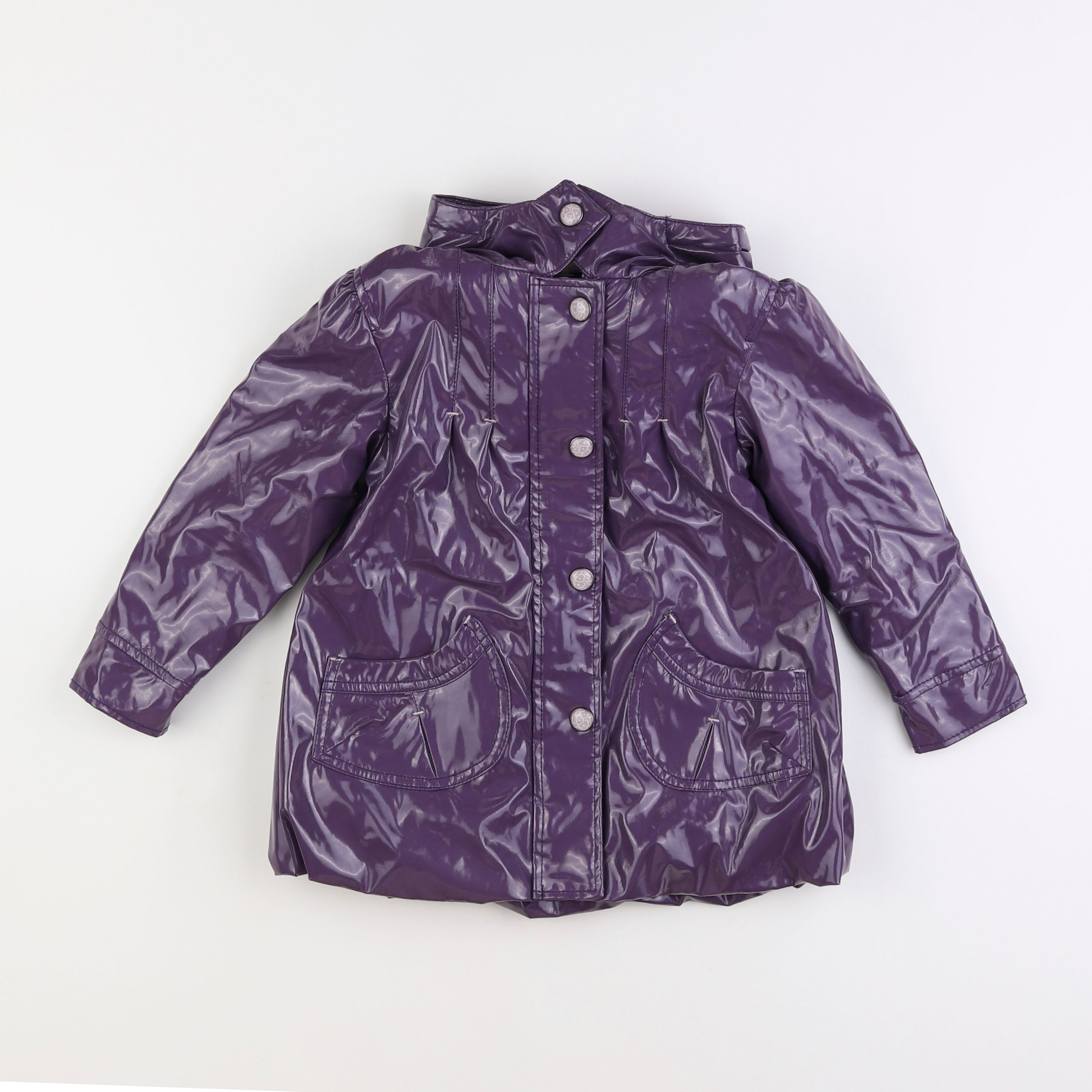 Vertbaudet - imperméable violet - 4 ans