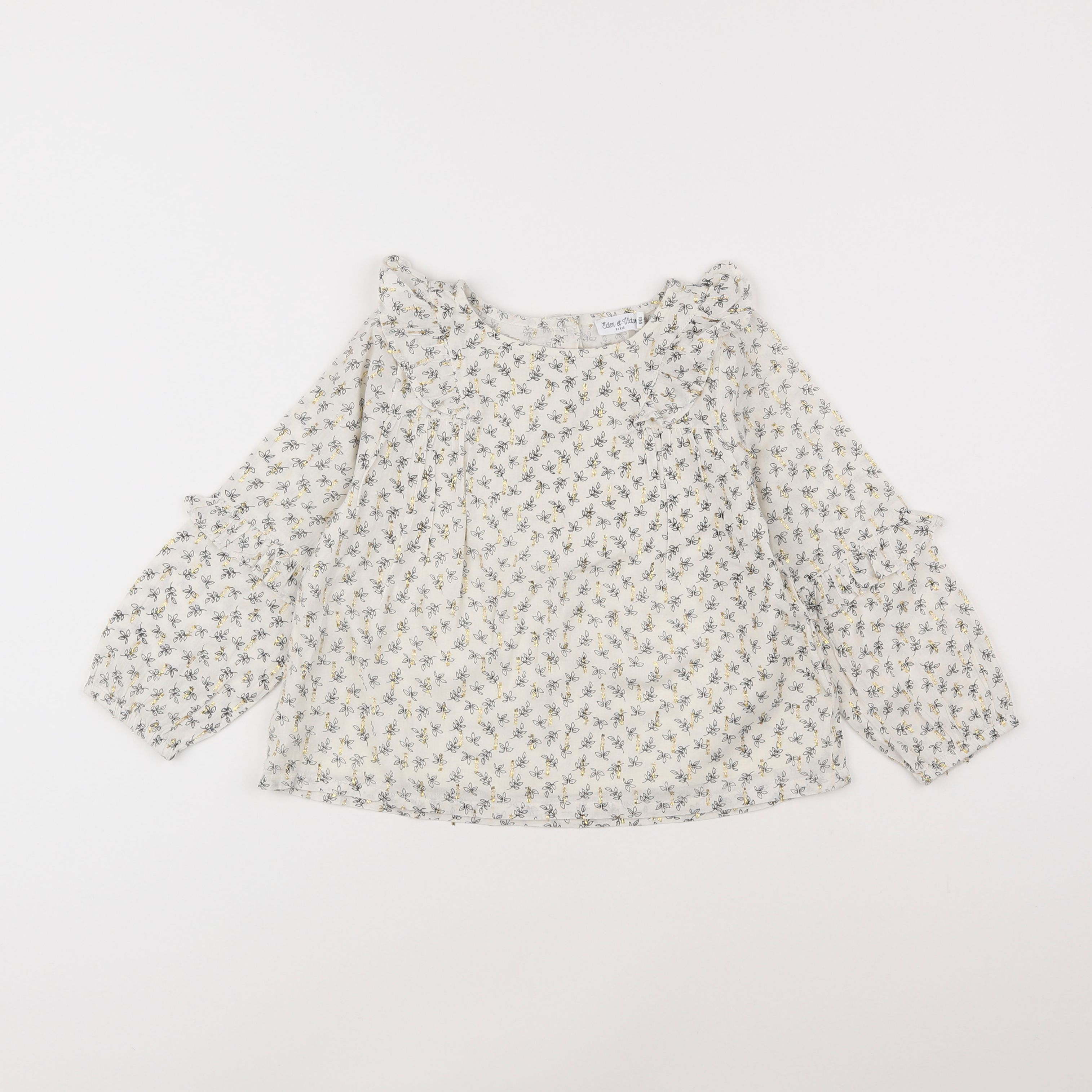 Eden & Victor - blouse beige - 4 ans