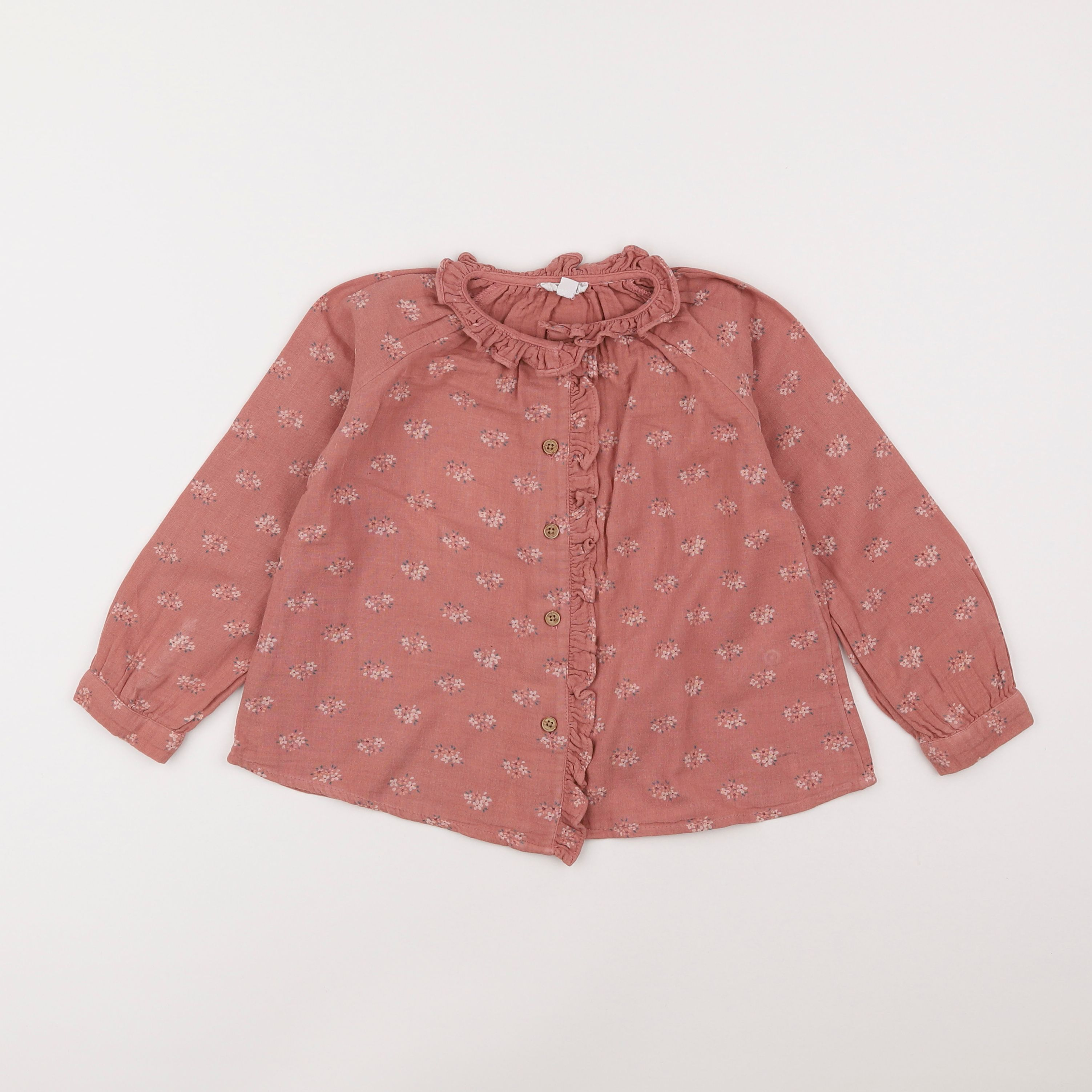 Vertbaudet - blouse rose - 4 ans