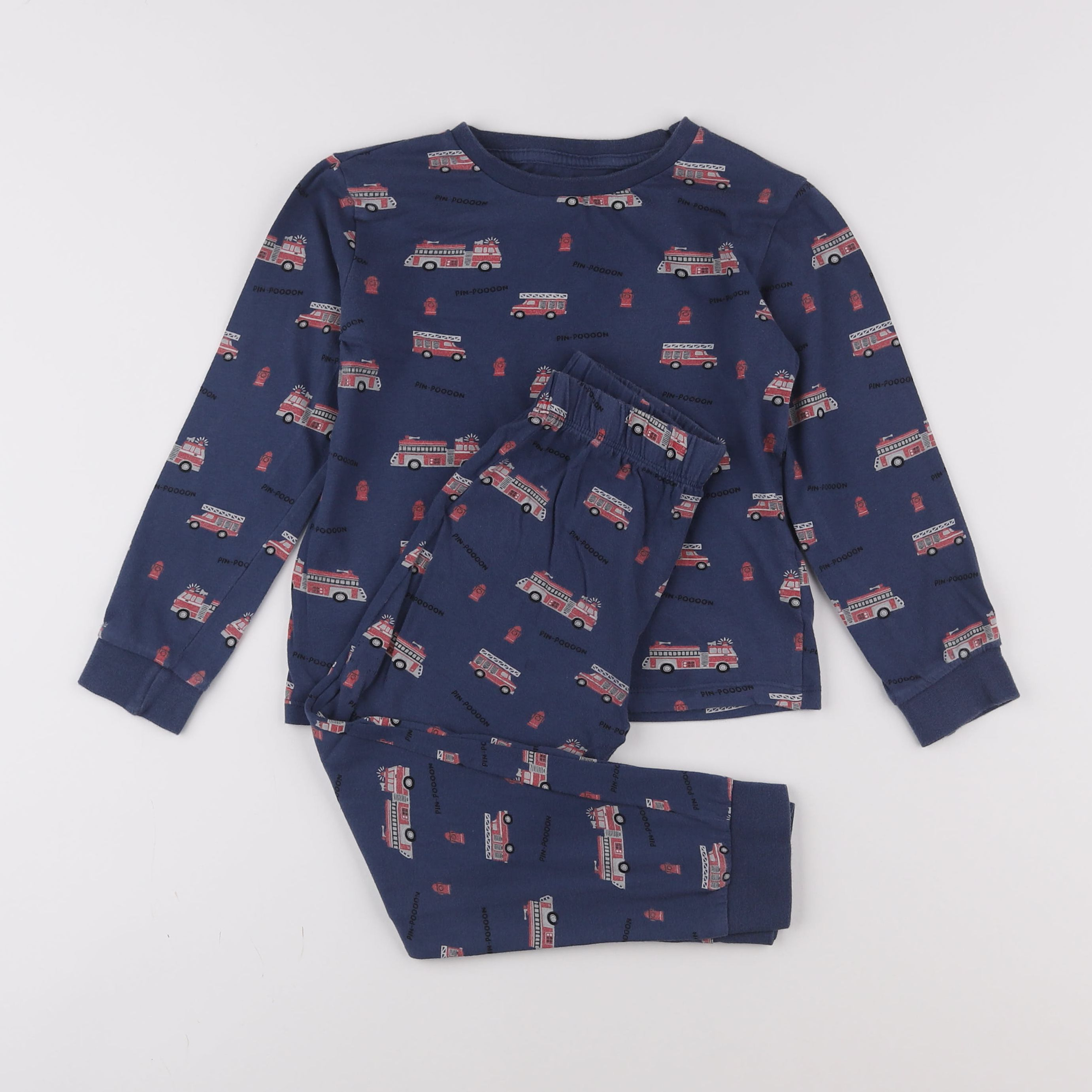 Vertbaudet - pyjama coton bleu - 6 ans