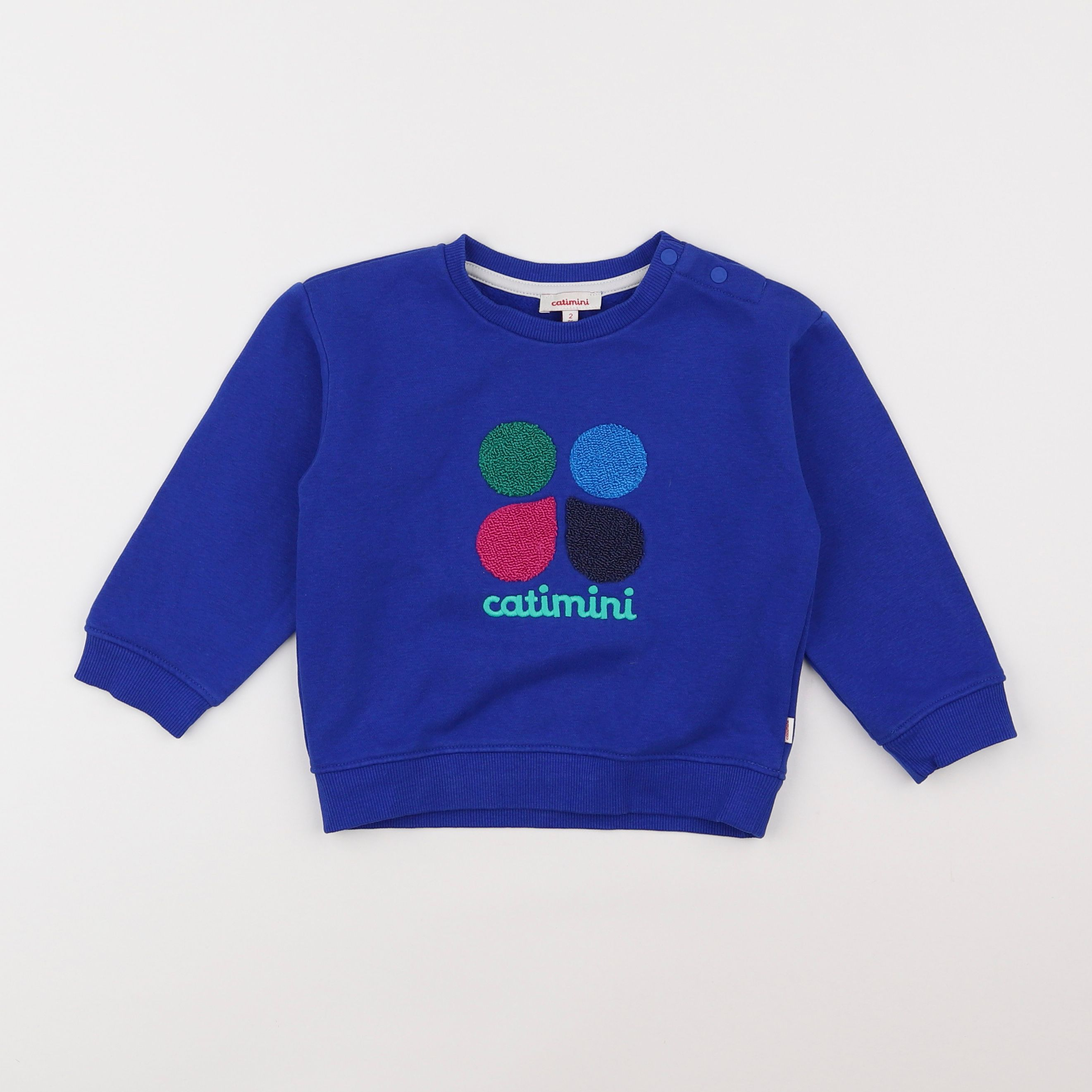 Catimini - sweat bleu - 2 ans