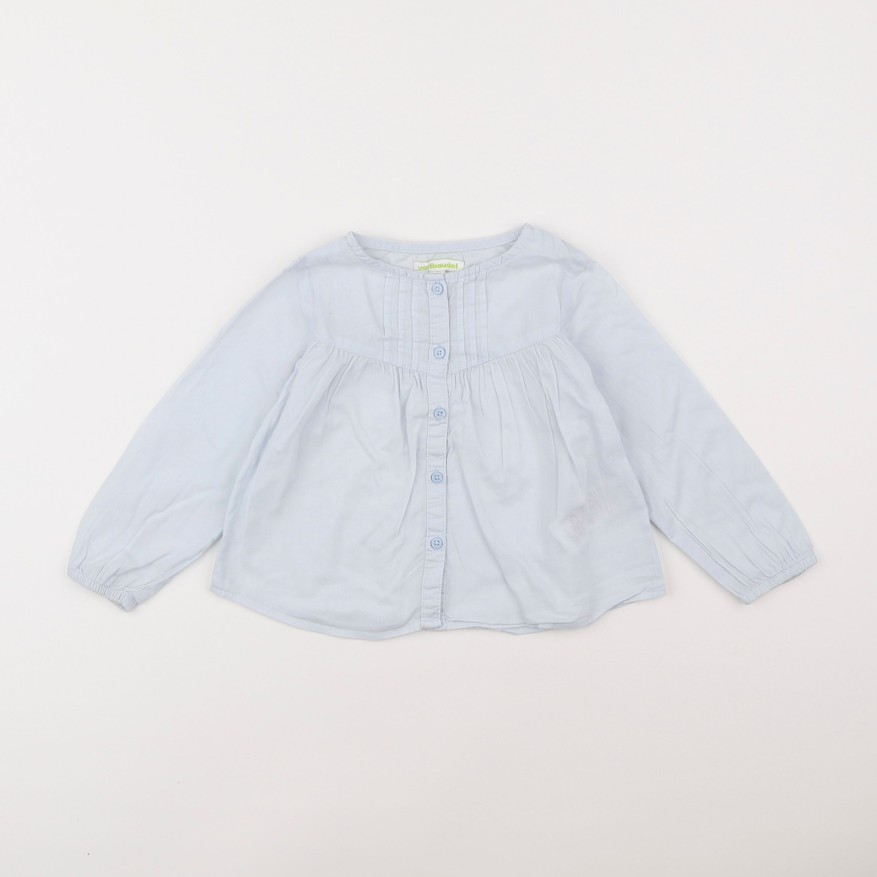 Vertbaudet - blouse bleu - 3 ans