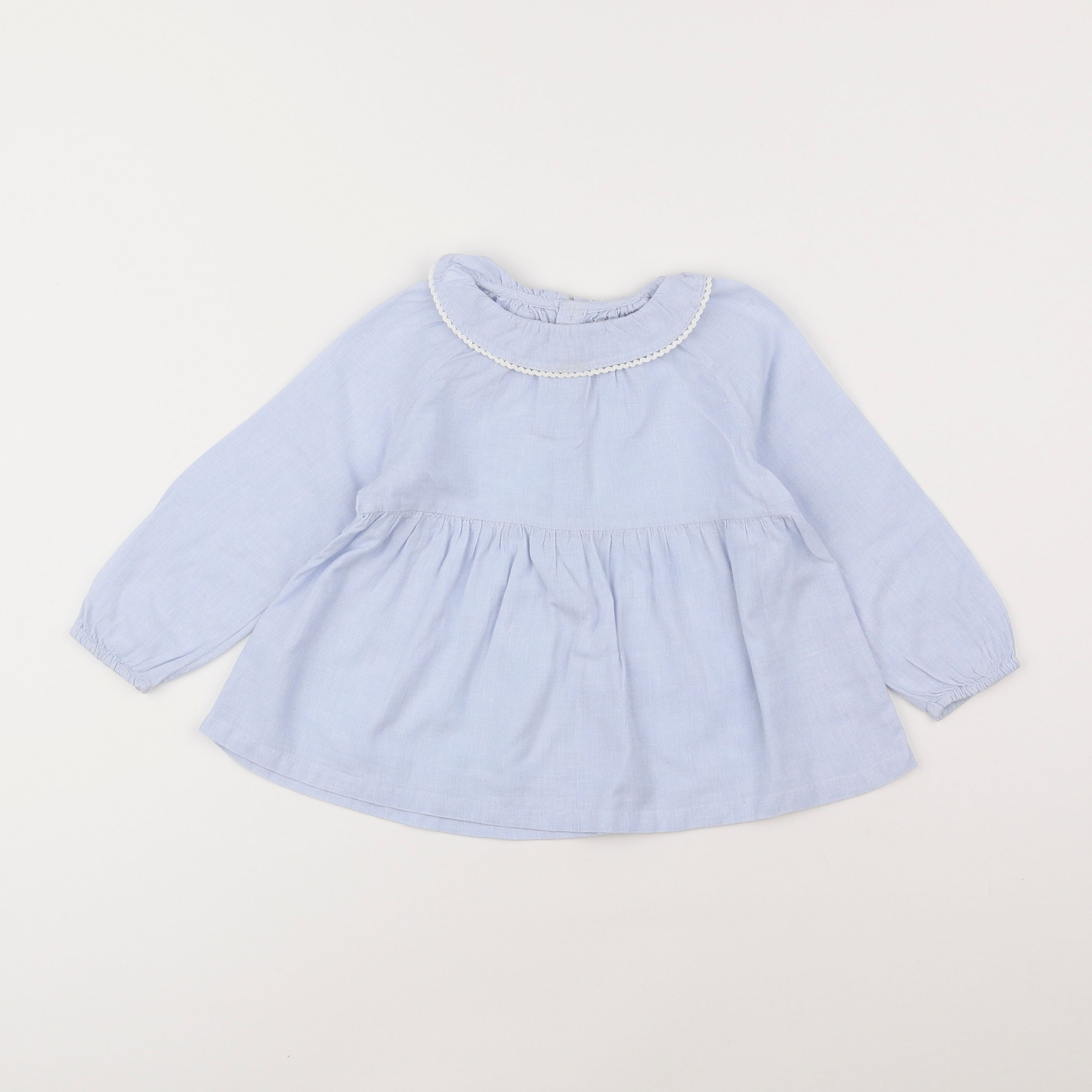 Boutchou - blouse bleu - 2 ans