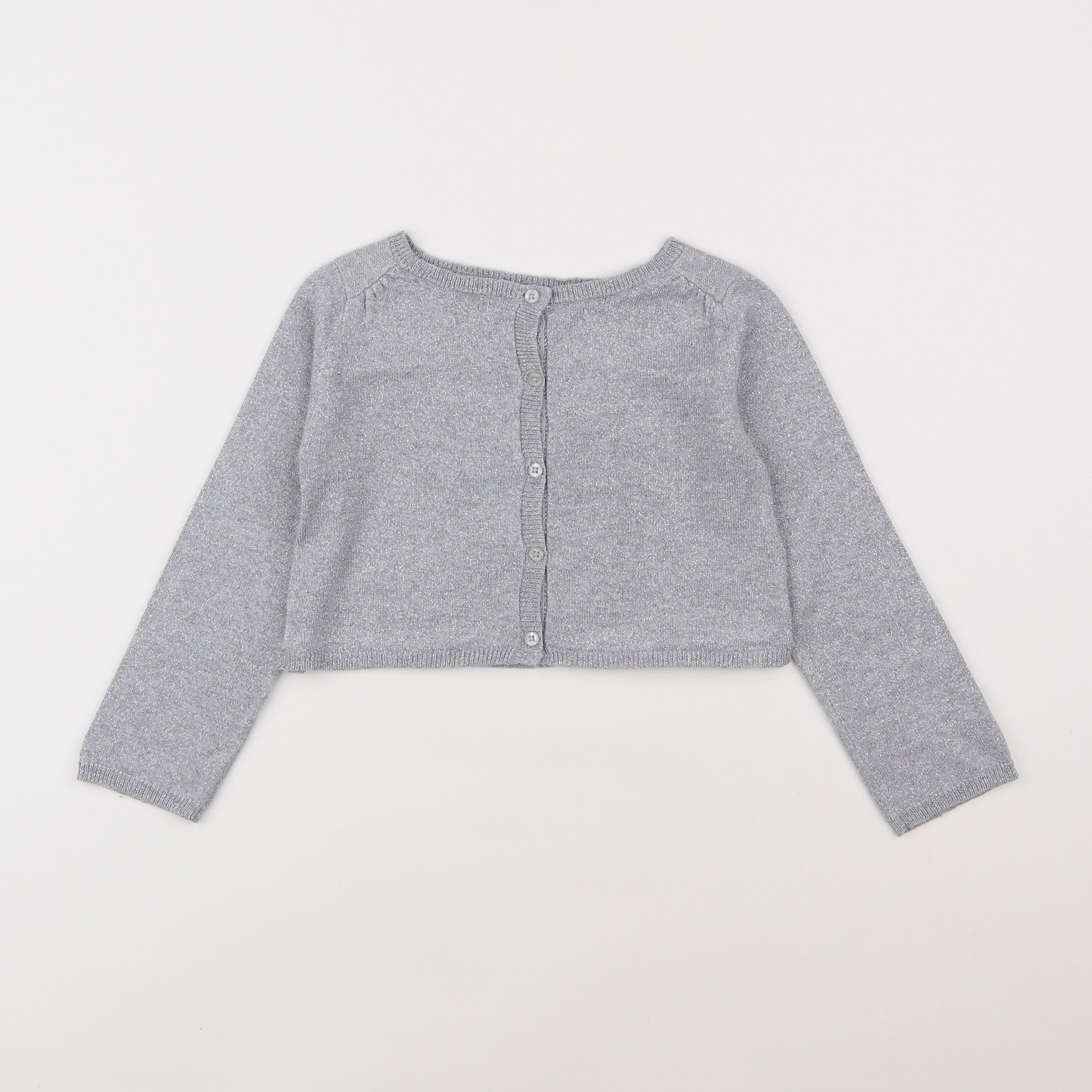 Vertbaudet - gilet gris - 2 ans