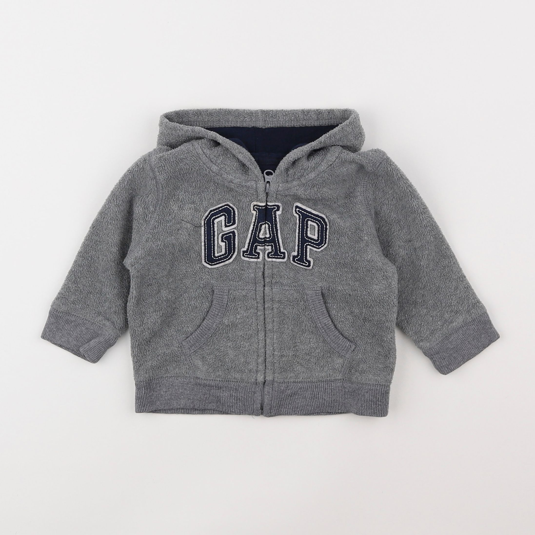 GAP - polaire gris - 6/12 mois