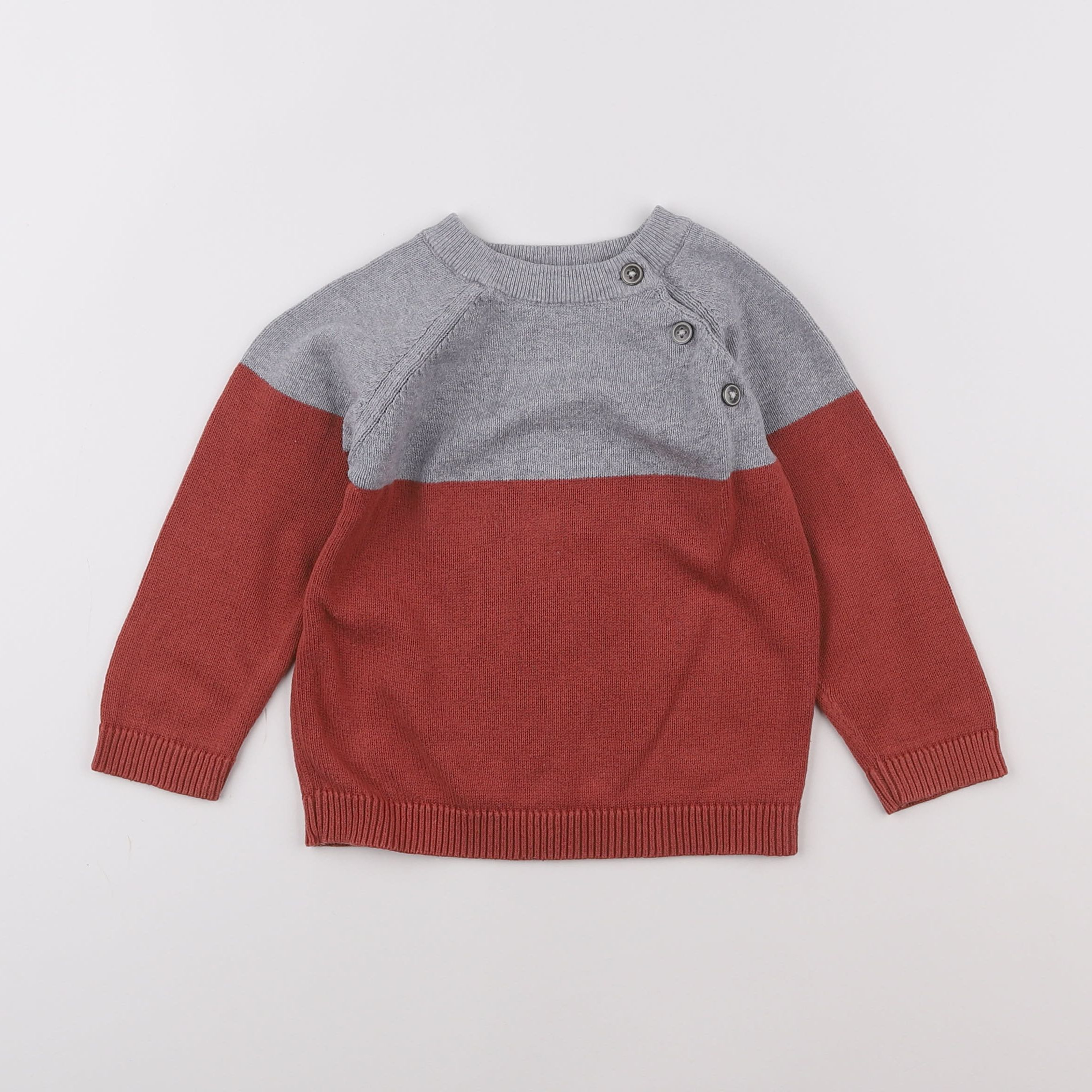 Vertbaudet - pull multicolore - 2 ans