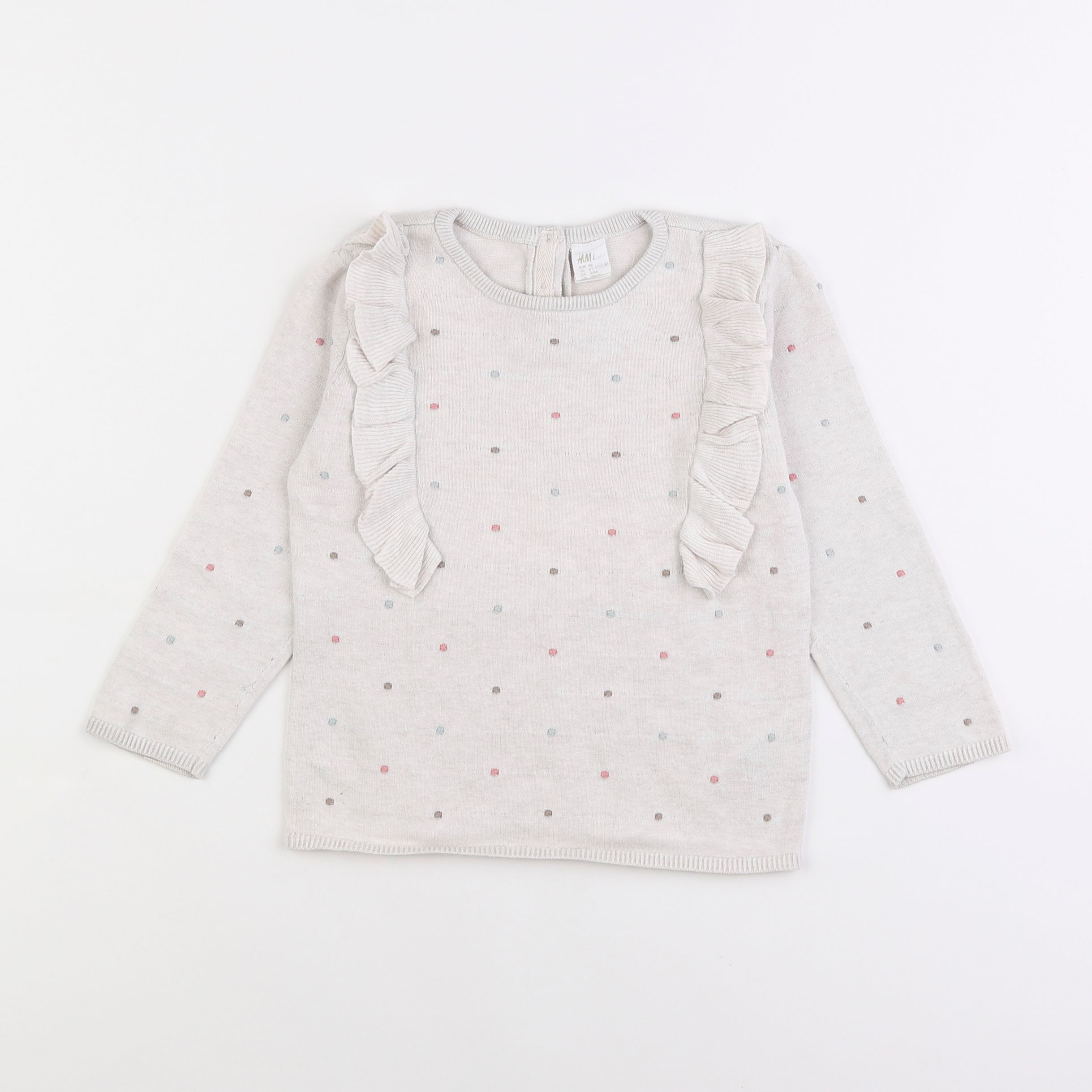 H&M - pull blanc - 3 ans