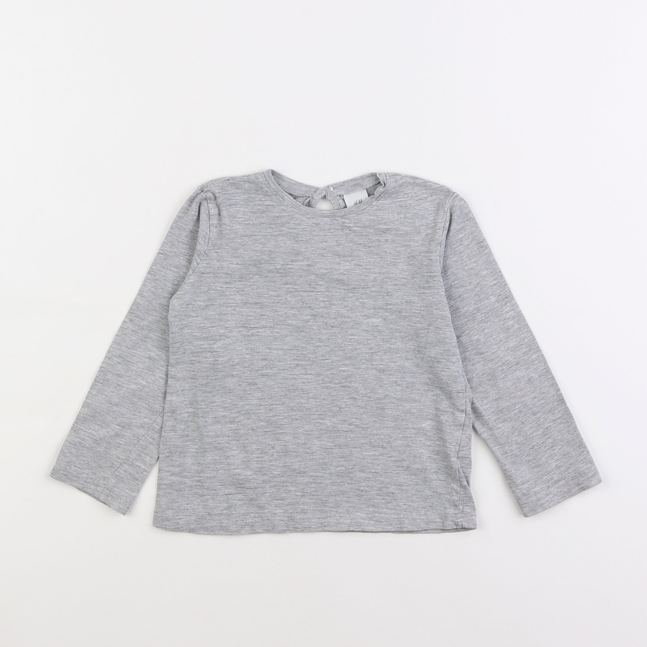 H&M - tee-shirt gris - 2/3 ans