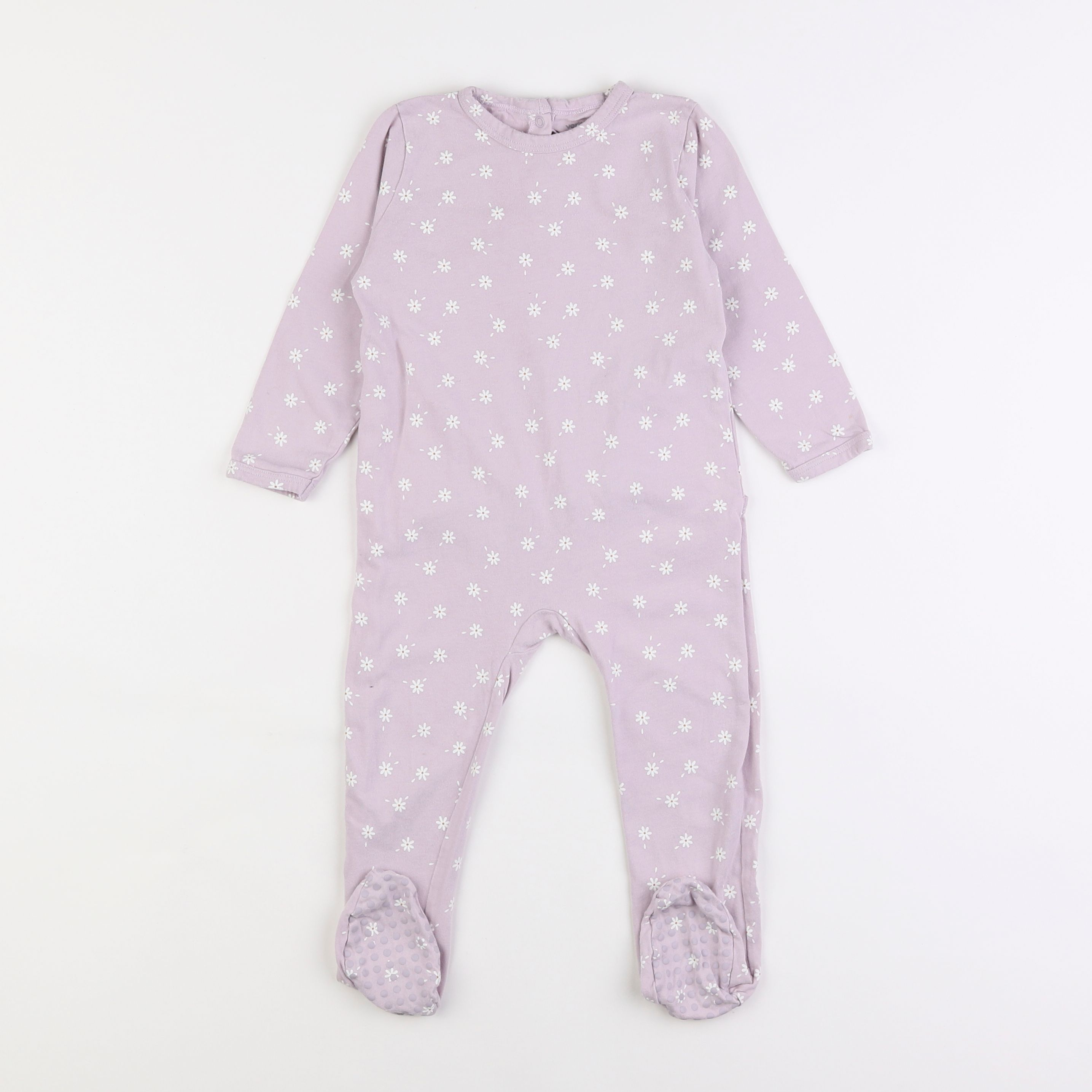 Vertbaudet - pyjama coton violet - 2 ans