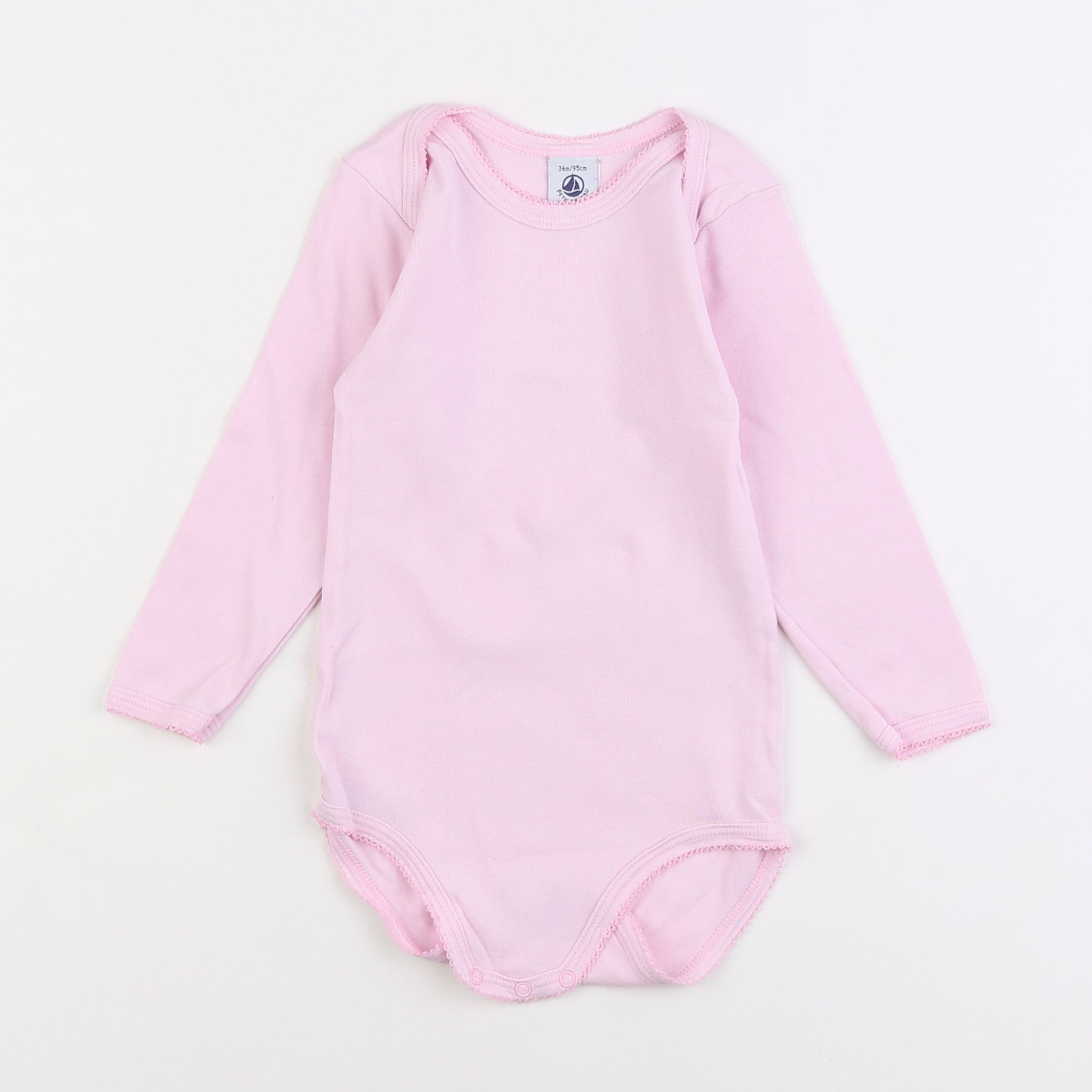 Petit Bateau - body rose - 3 ans