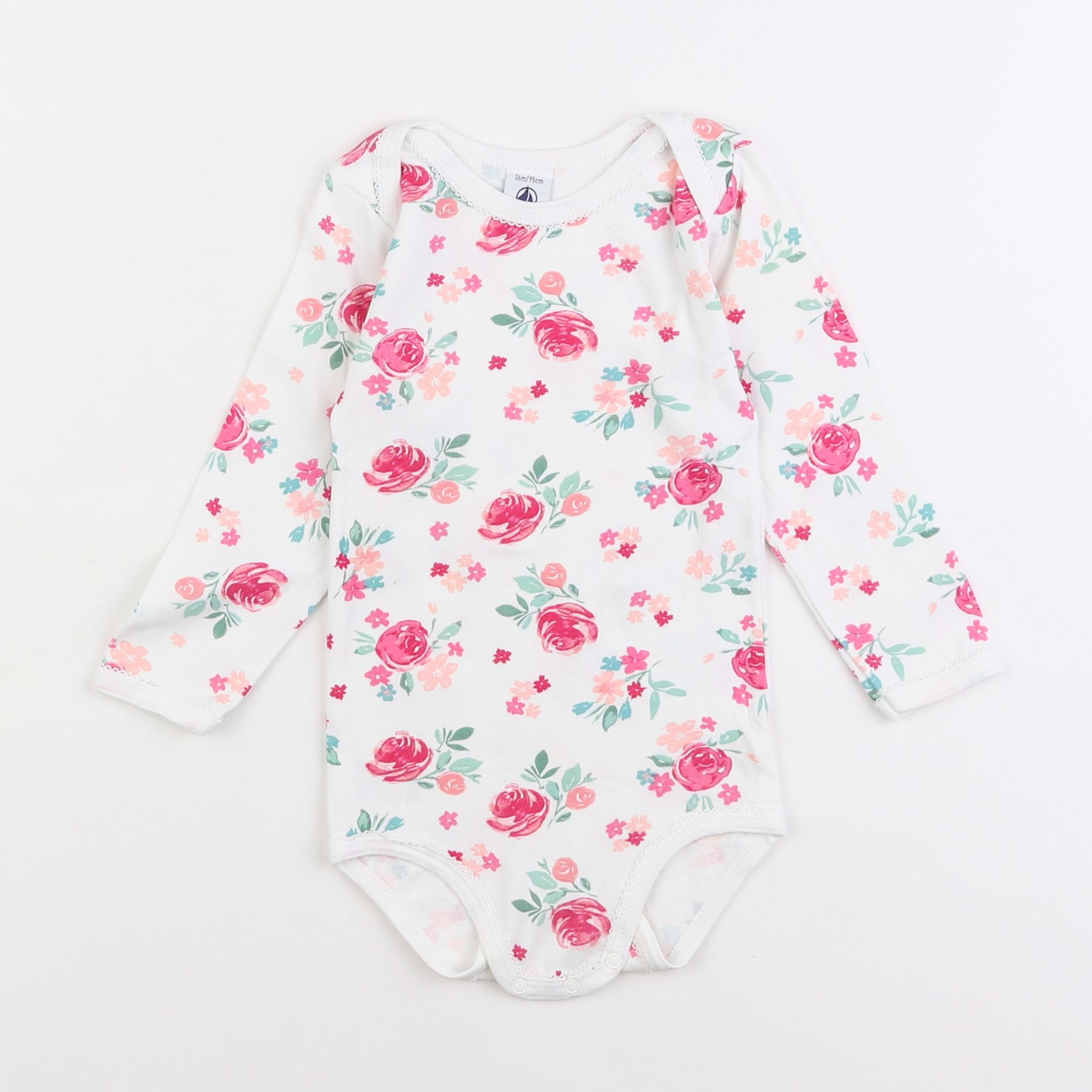 Petit Bateau - body multicolore - 3 ans