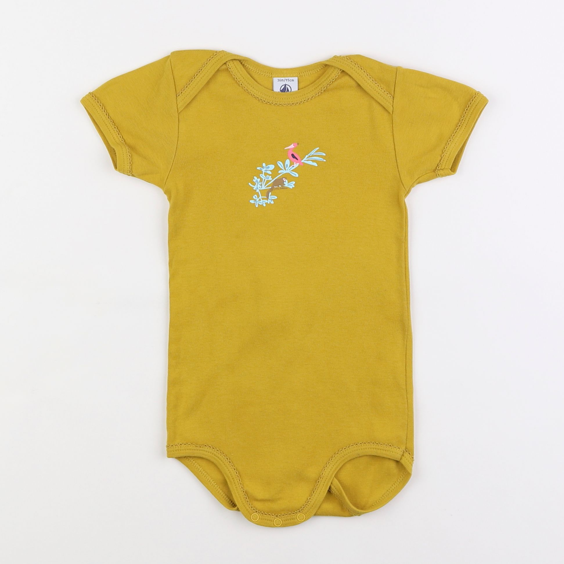 Petit Bateau - body jaune - 3 ans