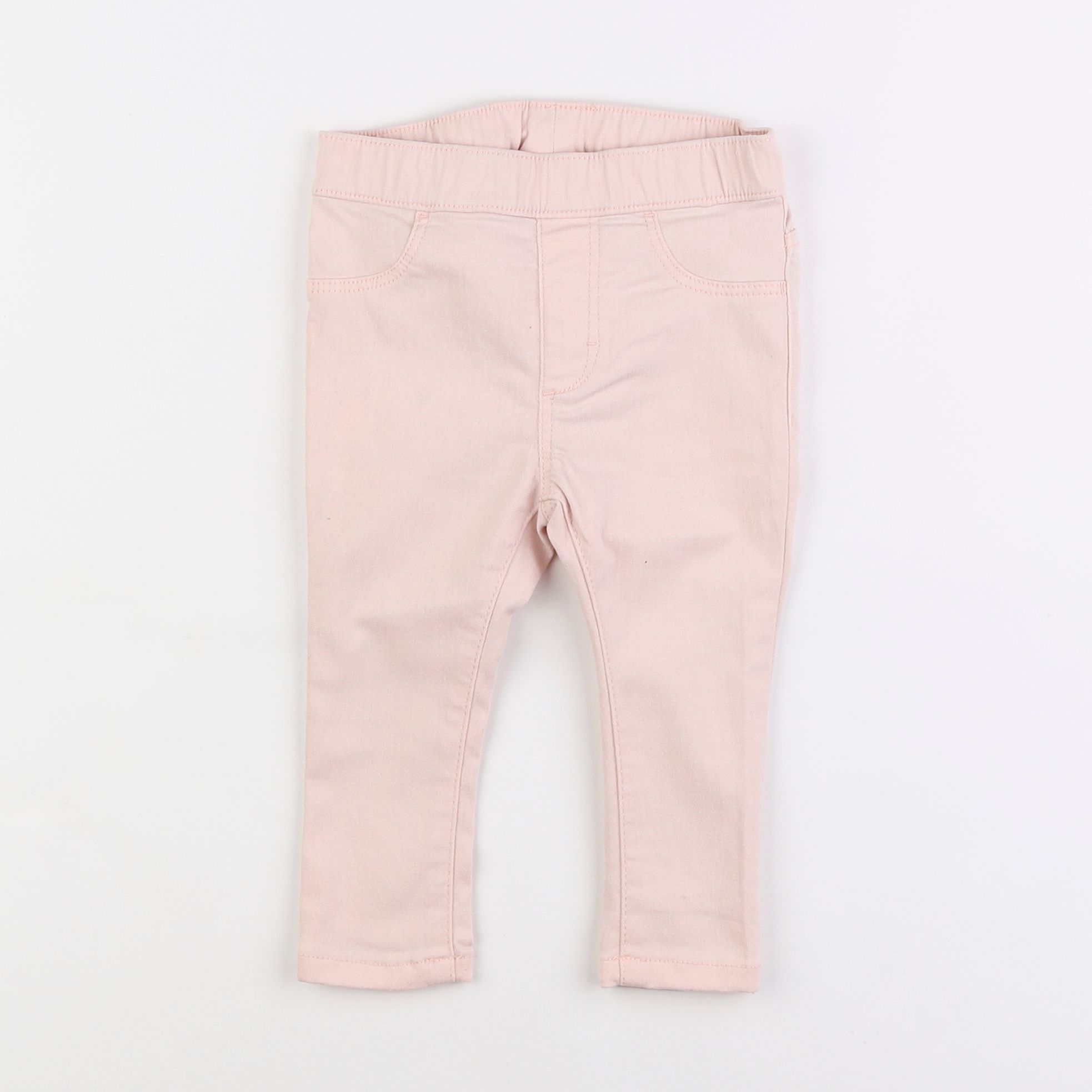 H&M - jegging rose - 9/12 mois