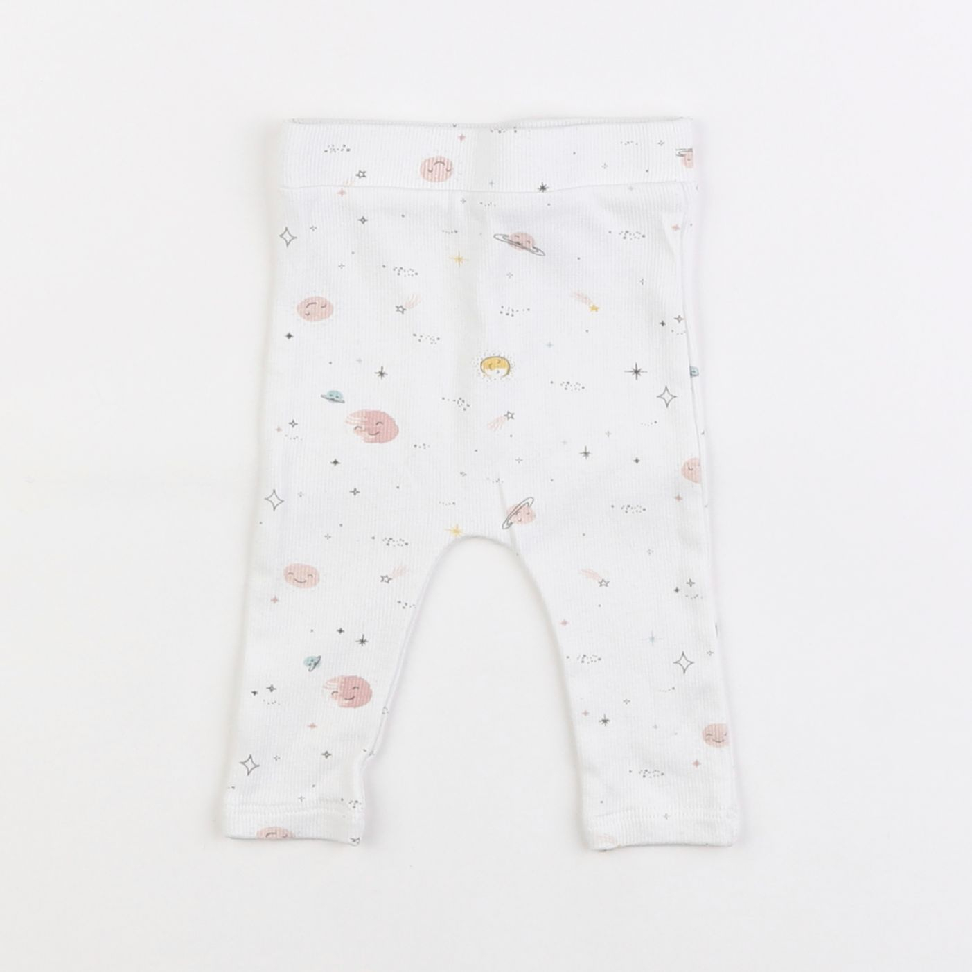 Vertbaudet - legging blanc - 3 mois