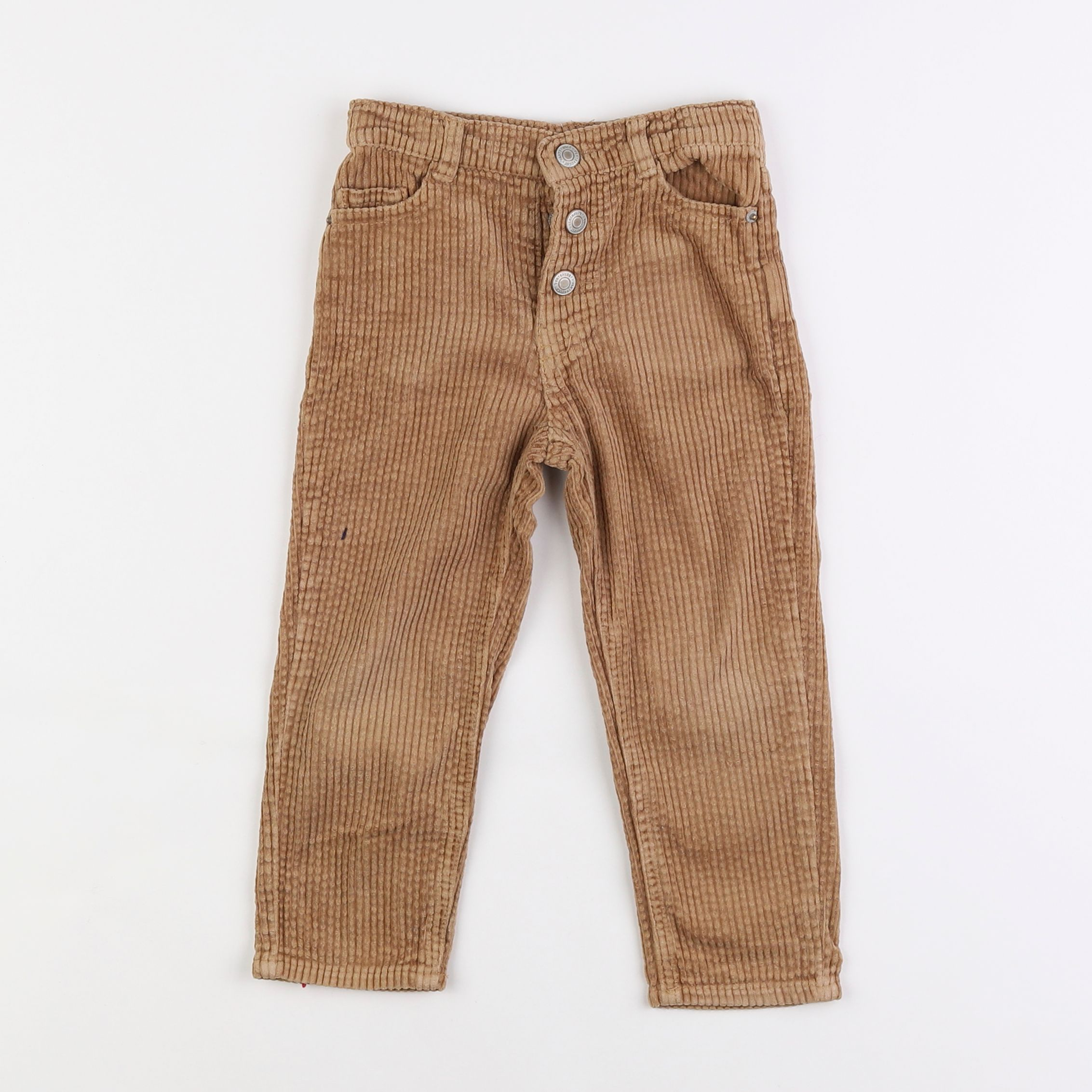 Vertbaudet - pantalon marron - 3 ans