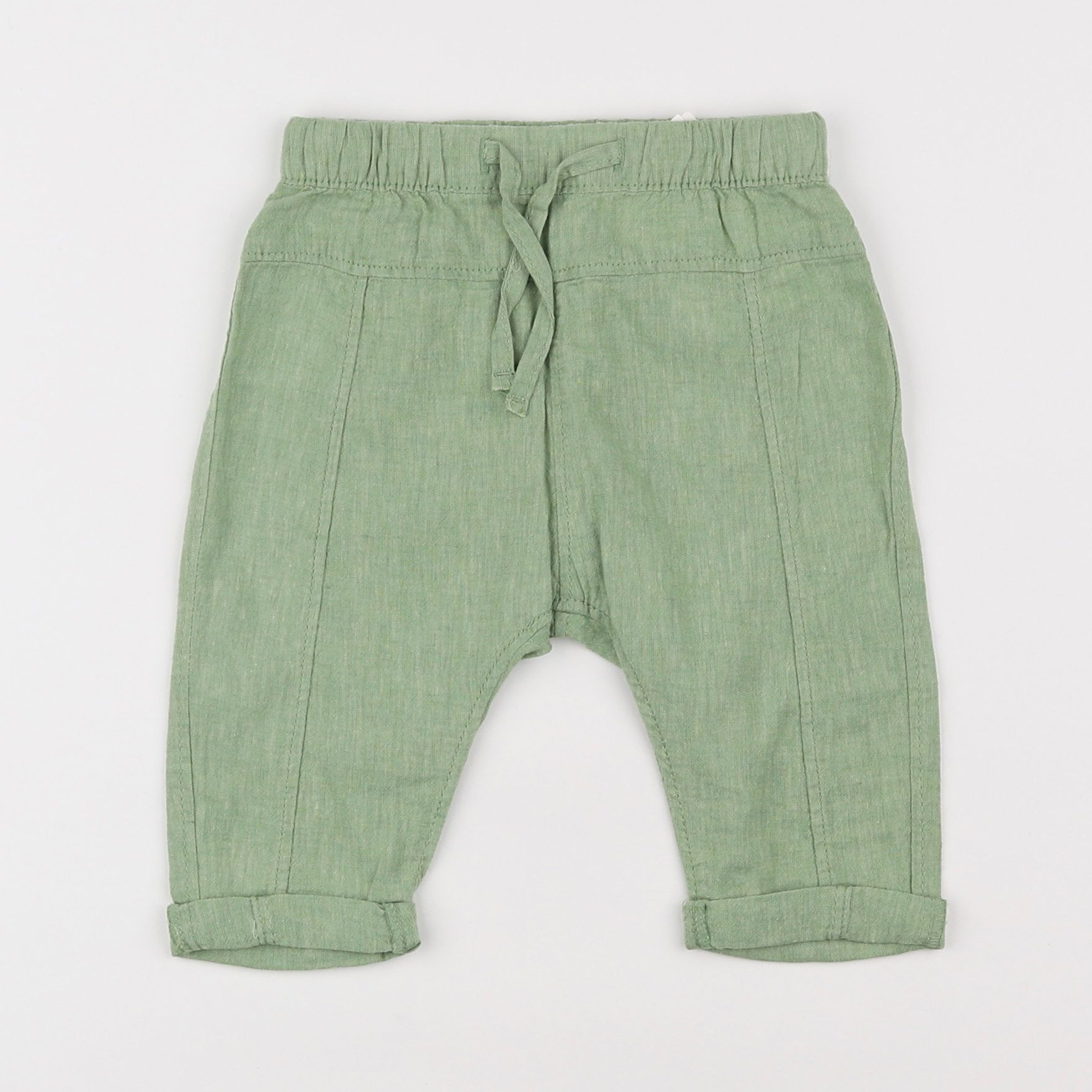 H&M - pantalon vert - 6 mois