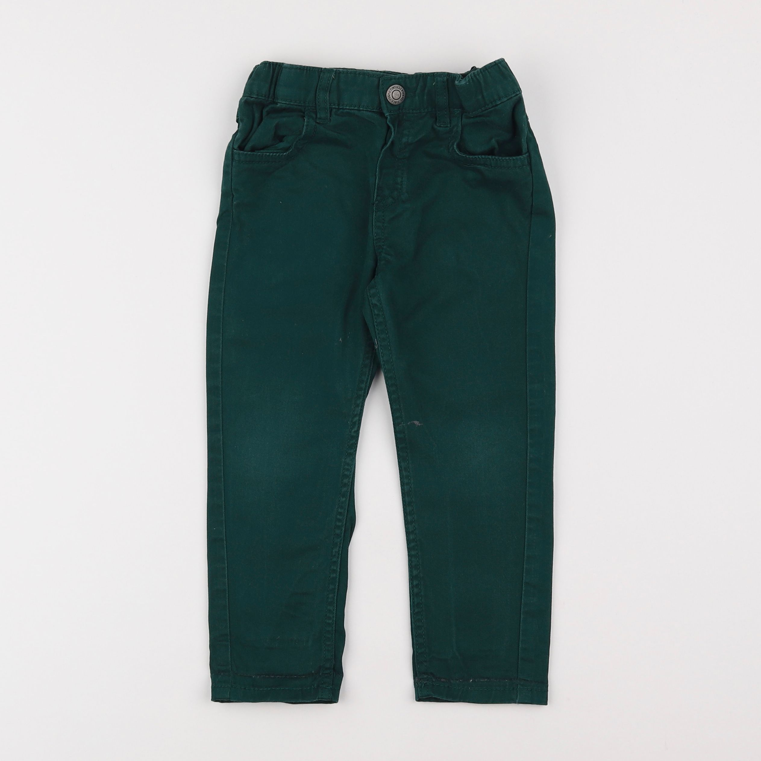 H&M - jean vert - 2/3 ans