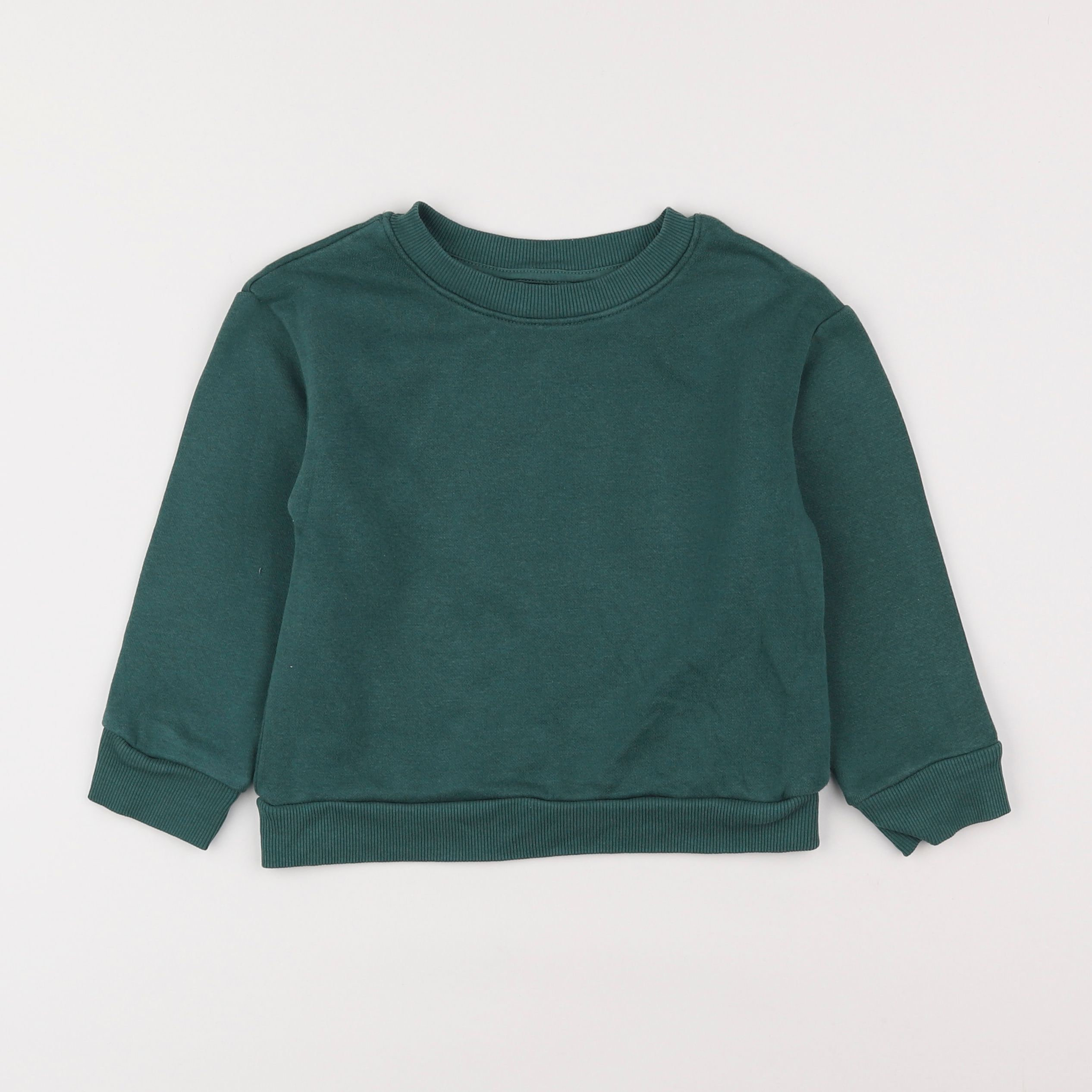 H&M - sweat vert - 2/4 ans