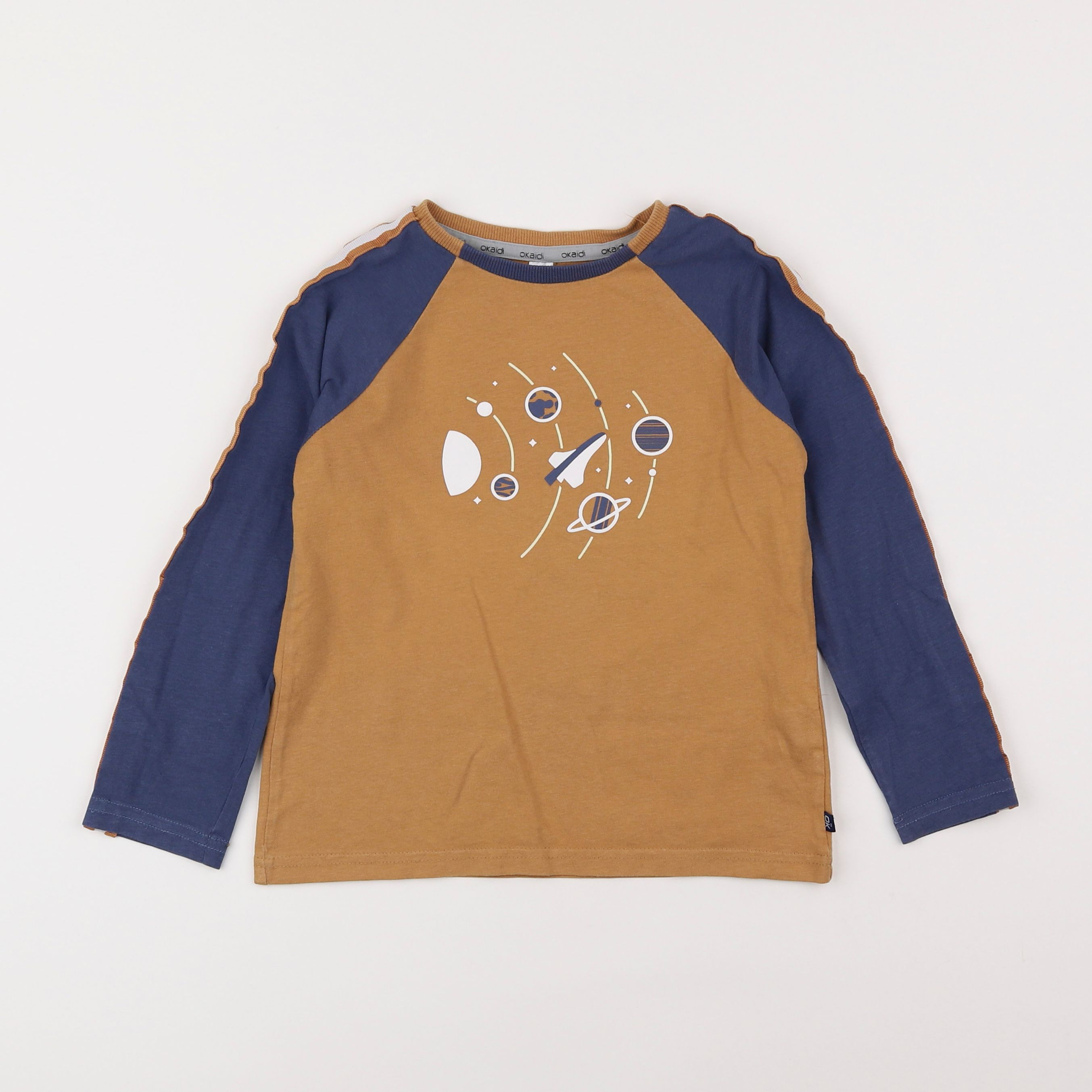 Okaidi - tee-shirt marron - 6 ans