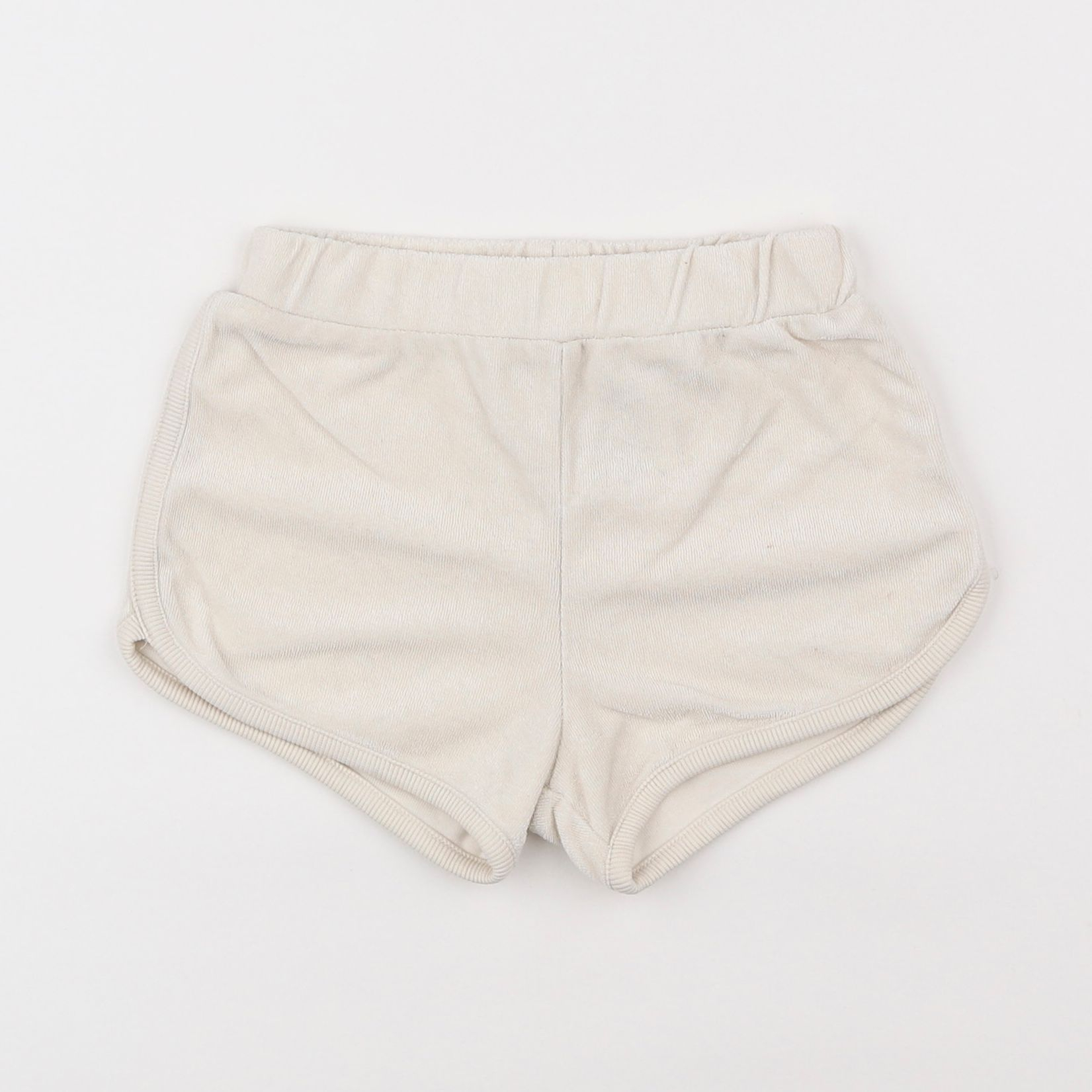 H&M - short beige - 9/12 mois