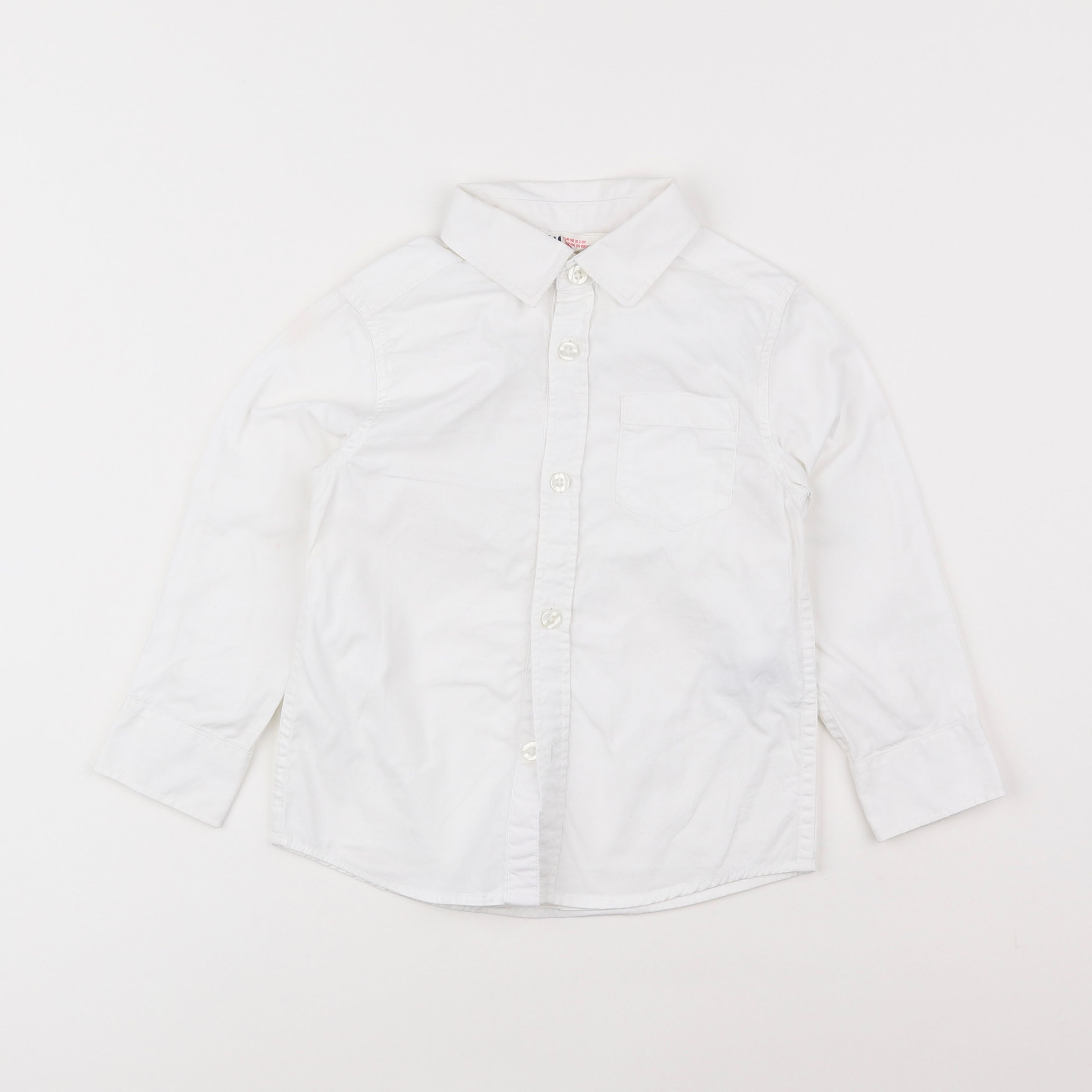 H&M - chemise blanc - 2/3 ans