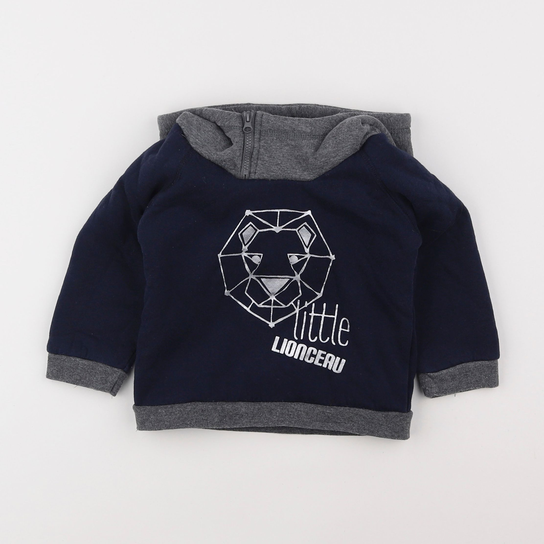 Vertbaudet - sweat bleu - 2 ans